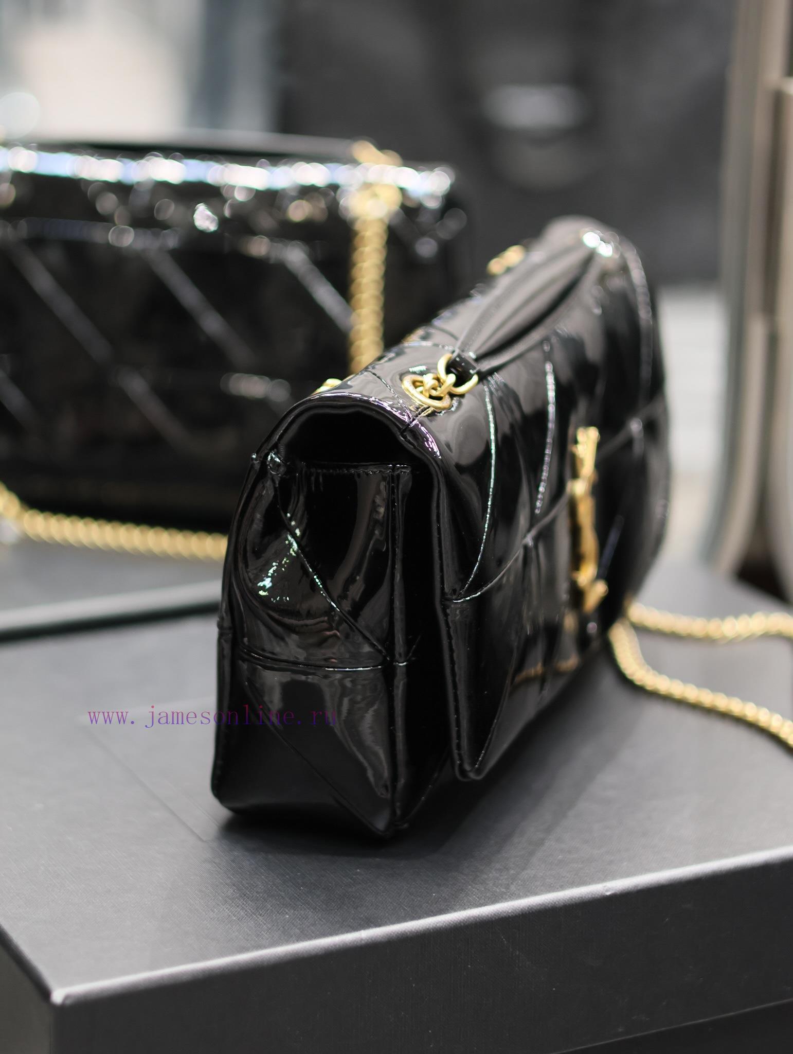 Yves Saint Laurent Bags Lacquer leather style𝐉𝐀𝐌𝐈𝐄 _ Medium 25cm splicing style, making you wait for a long time. It 2zs9vrrf - Image 6