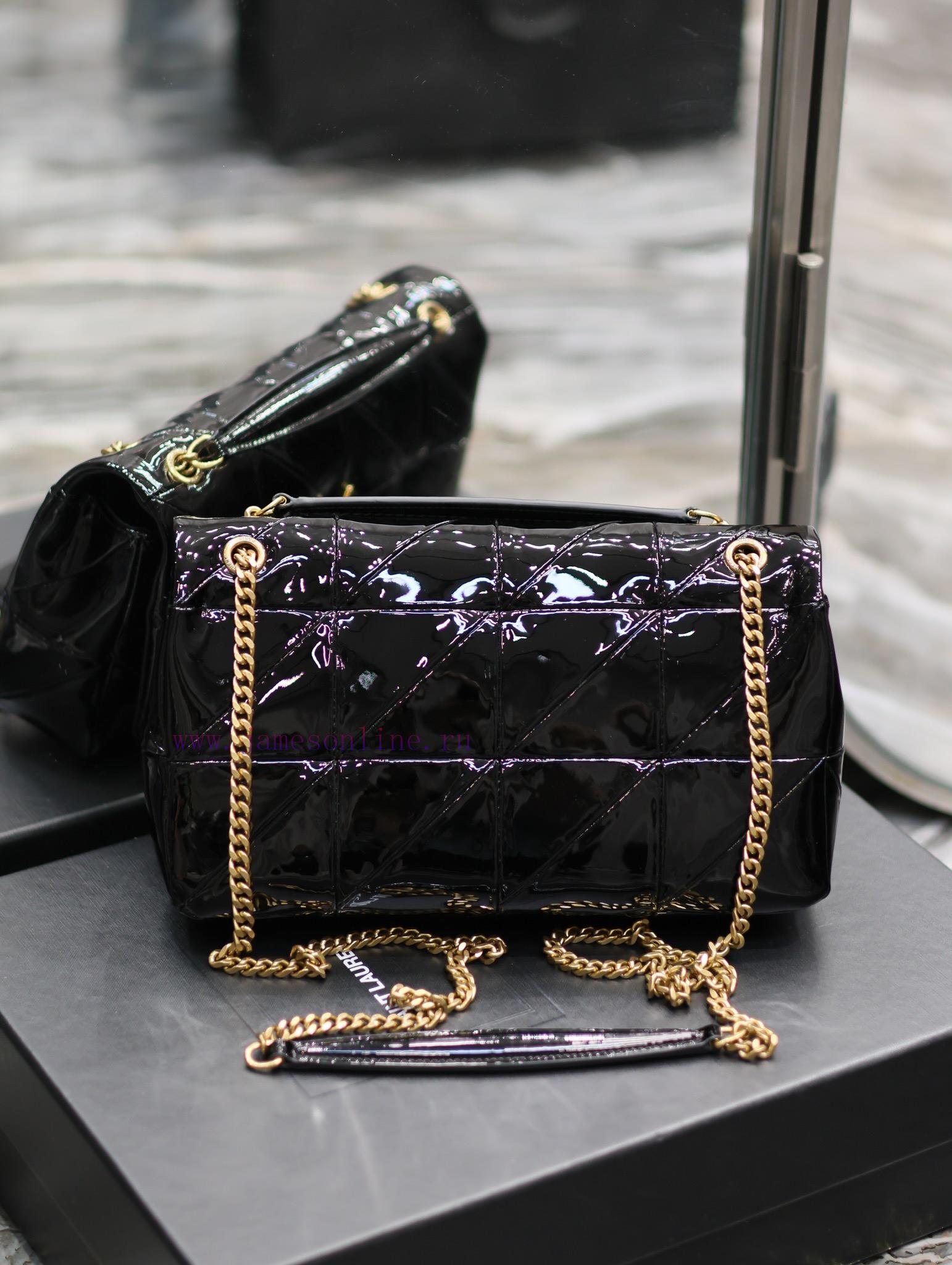 Yves Saint Laurent Bags Lacquer leather style𝐉𝐀𝐌𝐈𝐄 _ Medium 25cm splicing style, making you wait for a long time. It 2zs9vrrf - Image 7