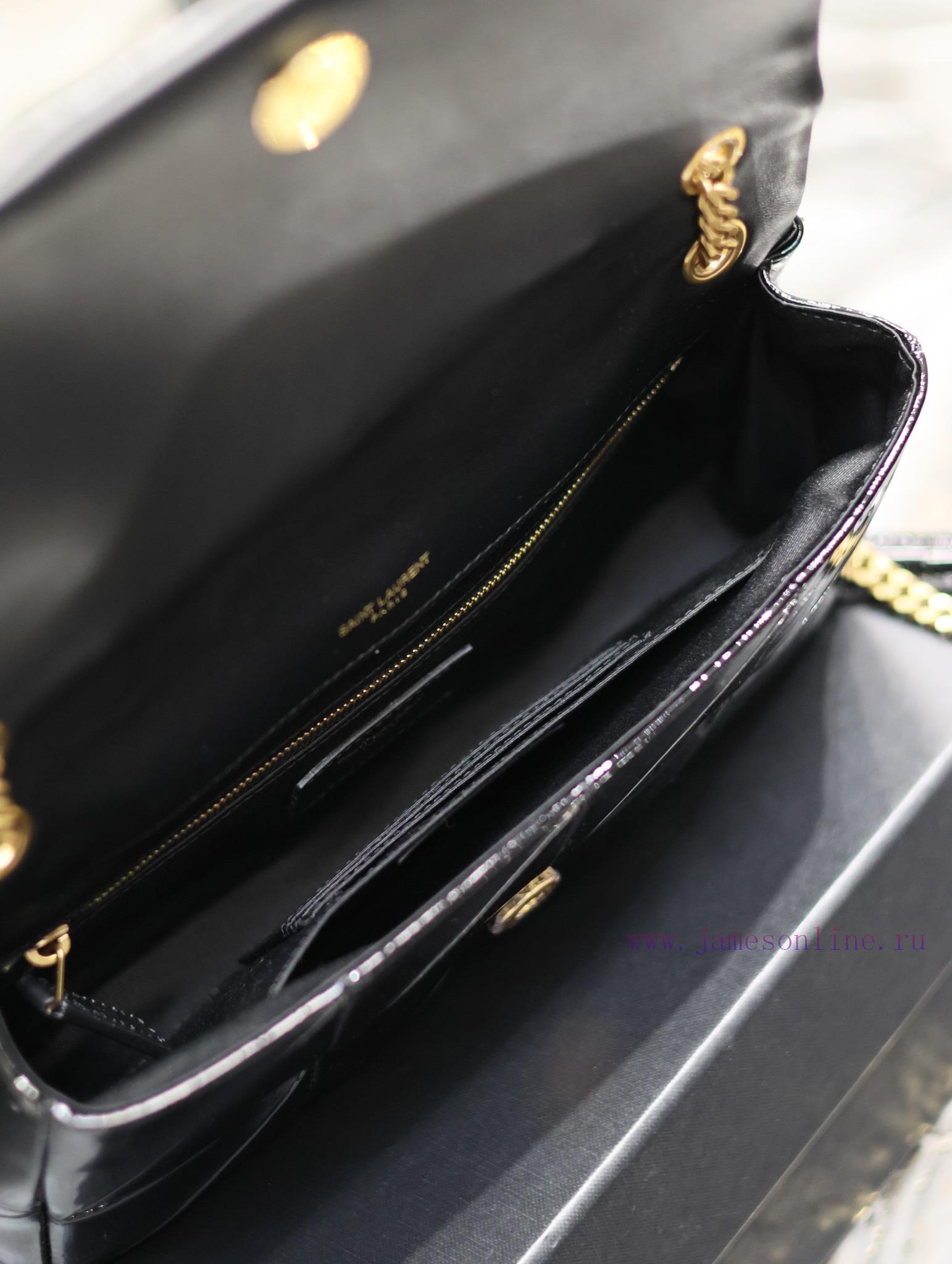 Yves Saint Laurent Bags Lacquer leather style𝐉𝐀𝐌𝐈𝐄 _ Medium 25cm splicing style, making you wait for a long time. It 2zs9vrrf - Image 10