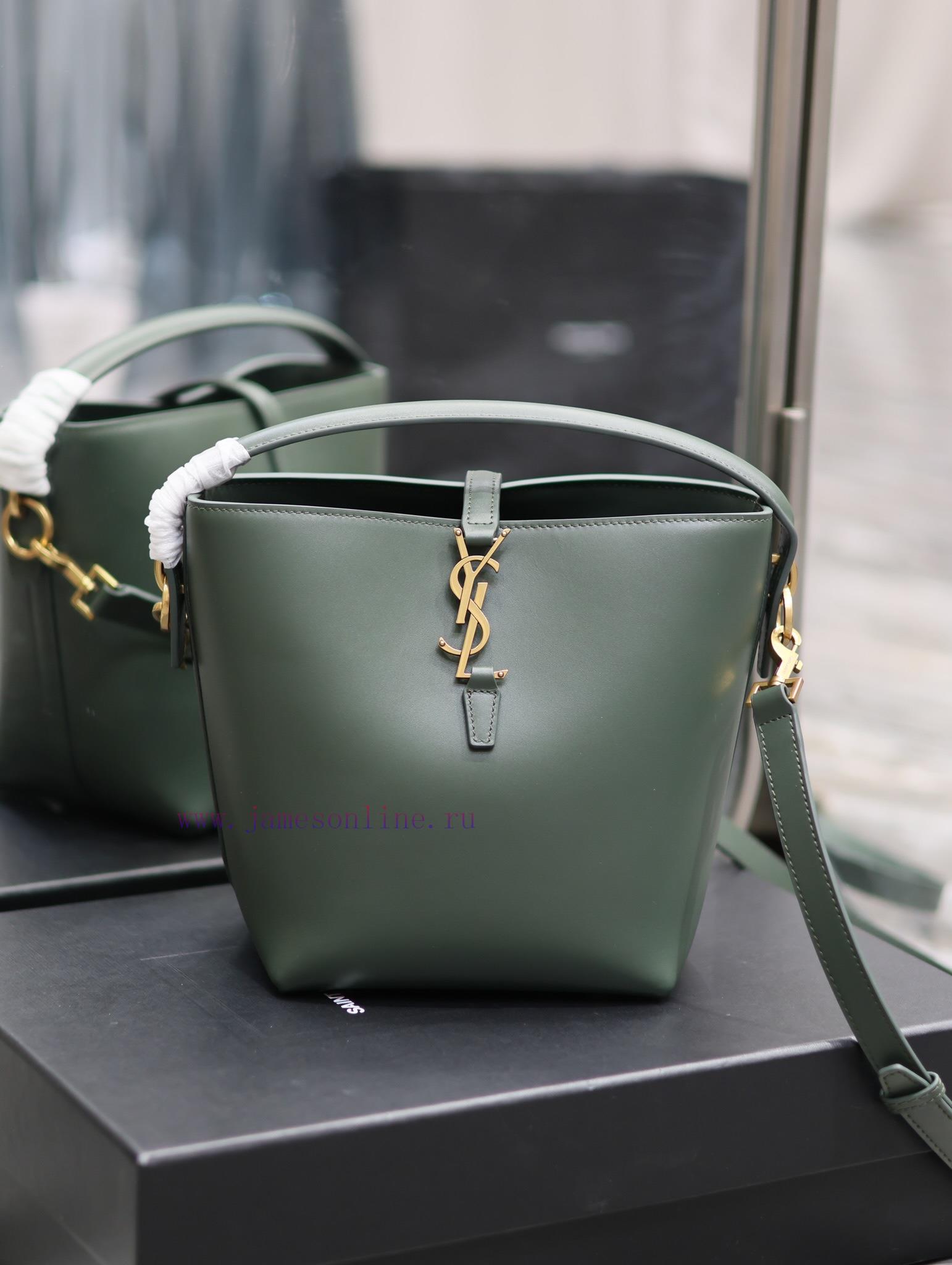 Yves Saint Laurent Bags LE 37 Bucket Bag Small_Super Beautiful Bucket Bag with Handheld _ New bag design, made of It df9hvkgz