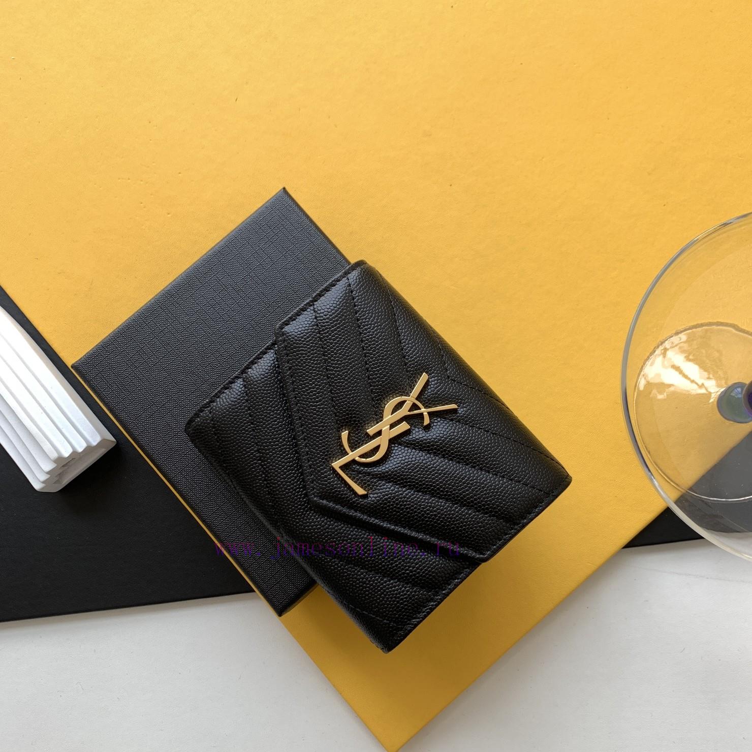 Yves Saint Laurent Bags Boutique -403943 with complete set of latest packagingSLoro Piana Triple Fold Wallet Ball Pa 97ddj0db