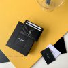 Yves Saint Laurent Bags SLoro Piana card clip credit clip metal interlocking YSL standard, jacquard embossed stitchi fln9g54d