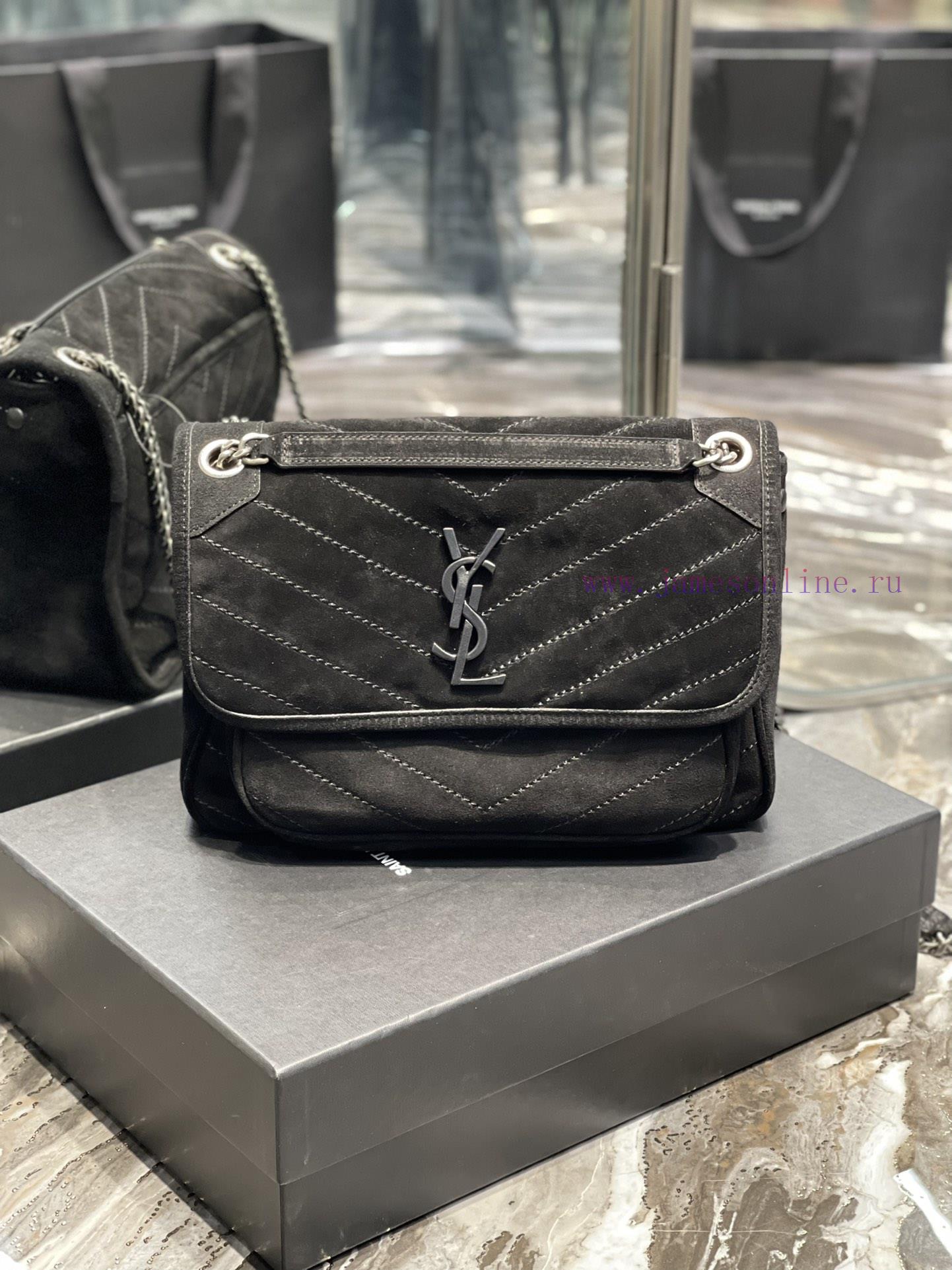 Yves Saint Laurent Bags Niki's latest frosted styleNIKI_ Matte Leather Series, 100% Imported Matte Leather, Inner an h0r6gdyw