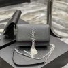 Yves Saint Laurent Bags 𝑲𝒂𝒕𝒆𝑴𝒐𝒏𝒐𝒈𝒓𝒂𝒎 _ Tassel chain bag, detachable shoulder strap for handbag, 6 card slots, 1 zipp 3f9035x1