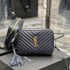 Yves Saint Laurent Bags 𝑳𝒐𝒖 Camera Bag - Treasure Blue Gold BuckleTop level imported Italian cowhide camera bag. Hon 6xpofyji