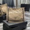 Yves Saint Laurent Bags Niki shopping bag_Imported wrinkled oil wax cowhide from Italy, wrapped entirely in cowhide, l23enbyd