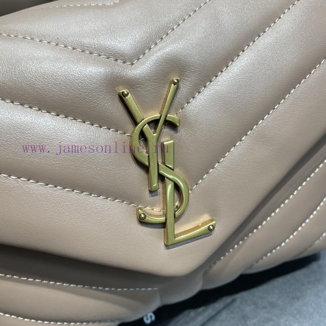 Yves Saint Laurent Bags ▪ 𝑳𝑶𝑼𝑳𝑶𝑼 ▪ New colorNaked Pink Gold Buckle_The latest upgraded version of LOULOU small, i gs178nsx - Image 5
