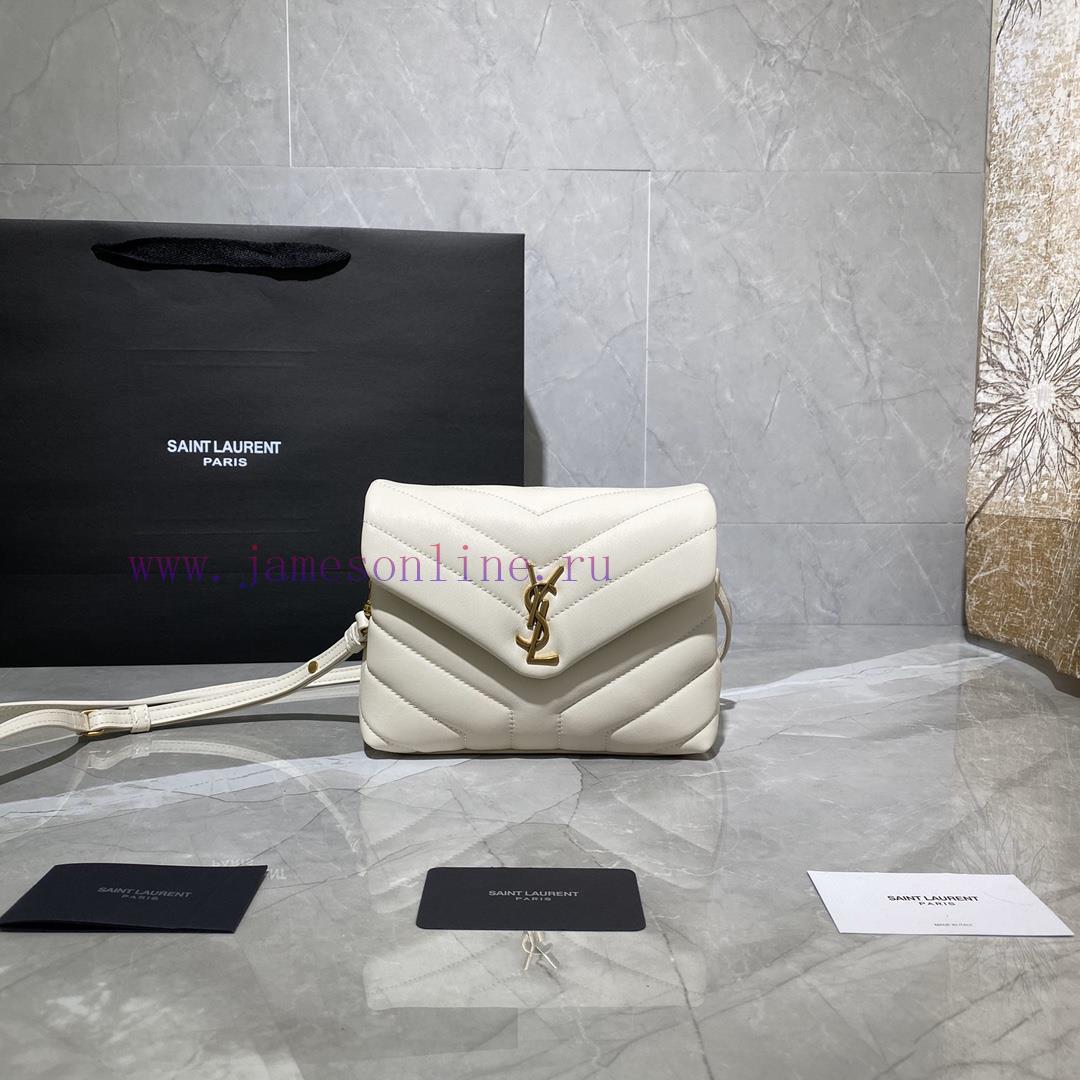 Yves Saint Laurent Bags LOULOU mini version crossbody bag, imported Italian original calf leather, with a compartmen k05c3l22 - Image 2