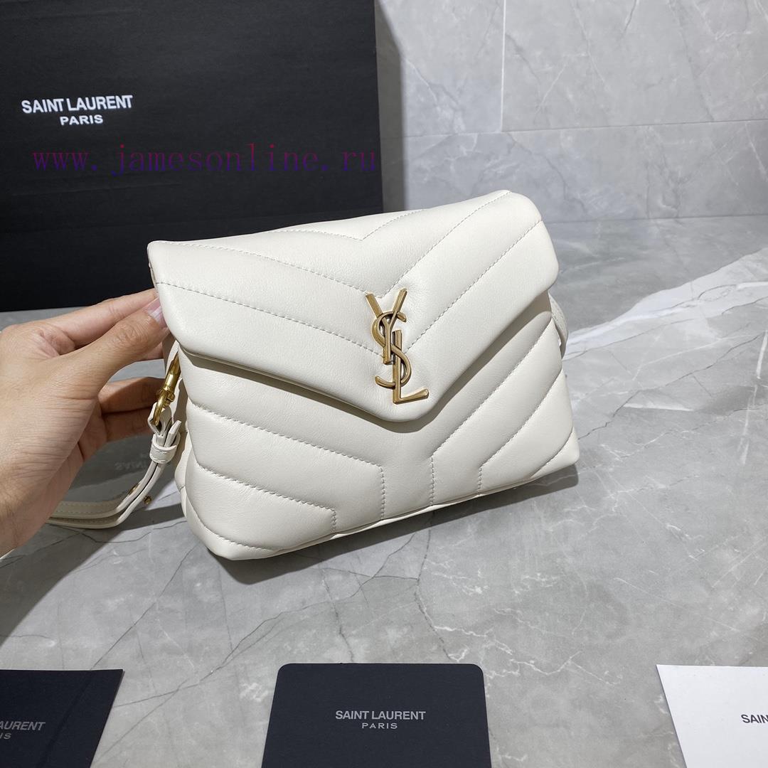 Yves Saint Laurent Bags LOULOU mini version crossbody bag, imported Italian original calf leather, with a compartmen k05c3l22 - Image 3