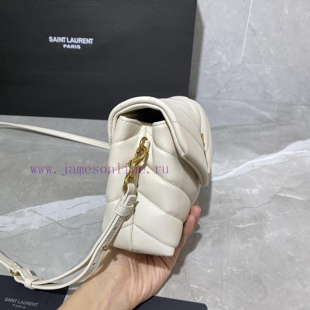 Yves Saint Laurent Bags LOULOU mini version crossbody bag, imported Italian original calf leather, with a compartmen k05c3l22 - Image 5