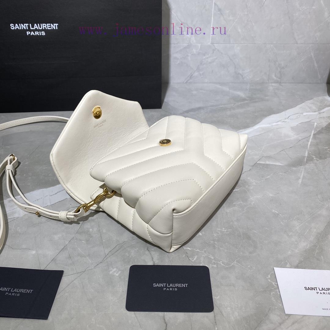Yves Saint Laurent Bags LOULOU mini version crossbody bag, imported Italian original calf leather, with a compartmen k05c3l22 - Image 7