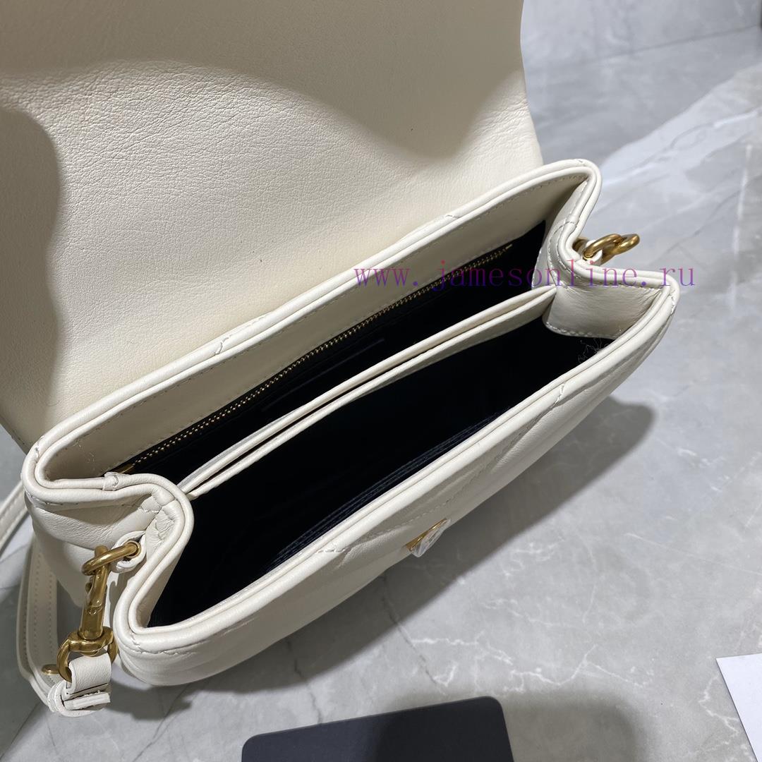 Yves Saint Laurent Bags LOULOU mini version crossbody bag, imported Italian original calf leather, with a compartmen k05c3l22 - Image 8
