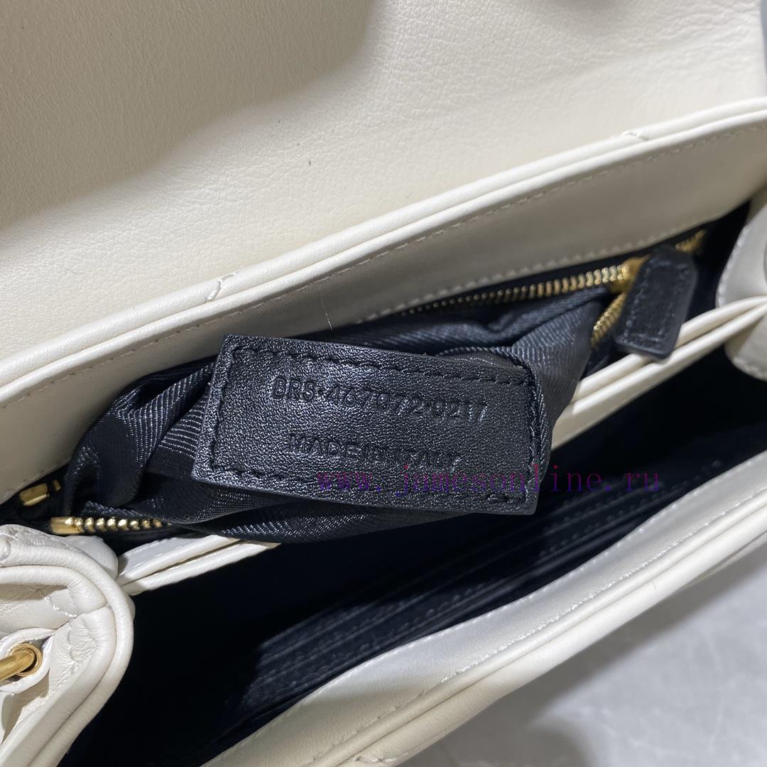 Yves Saint Laurent Bags LOULOU mini version crossbody bag, imported Italian original calf leather, with a compartmen k05c3l22 - Image 9