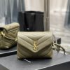 Yves Saint Laurent Bags ▪ 𝑳𝑶𝑼𝑳𝑶𝑼 𝑴𝑰𝑵𝑰 ▪ New colorGreen gold buckle_Imported Italian original calf leather, with a c rwcuwhlh