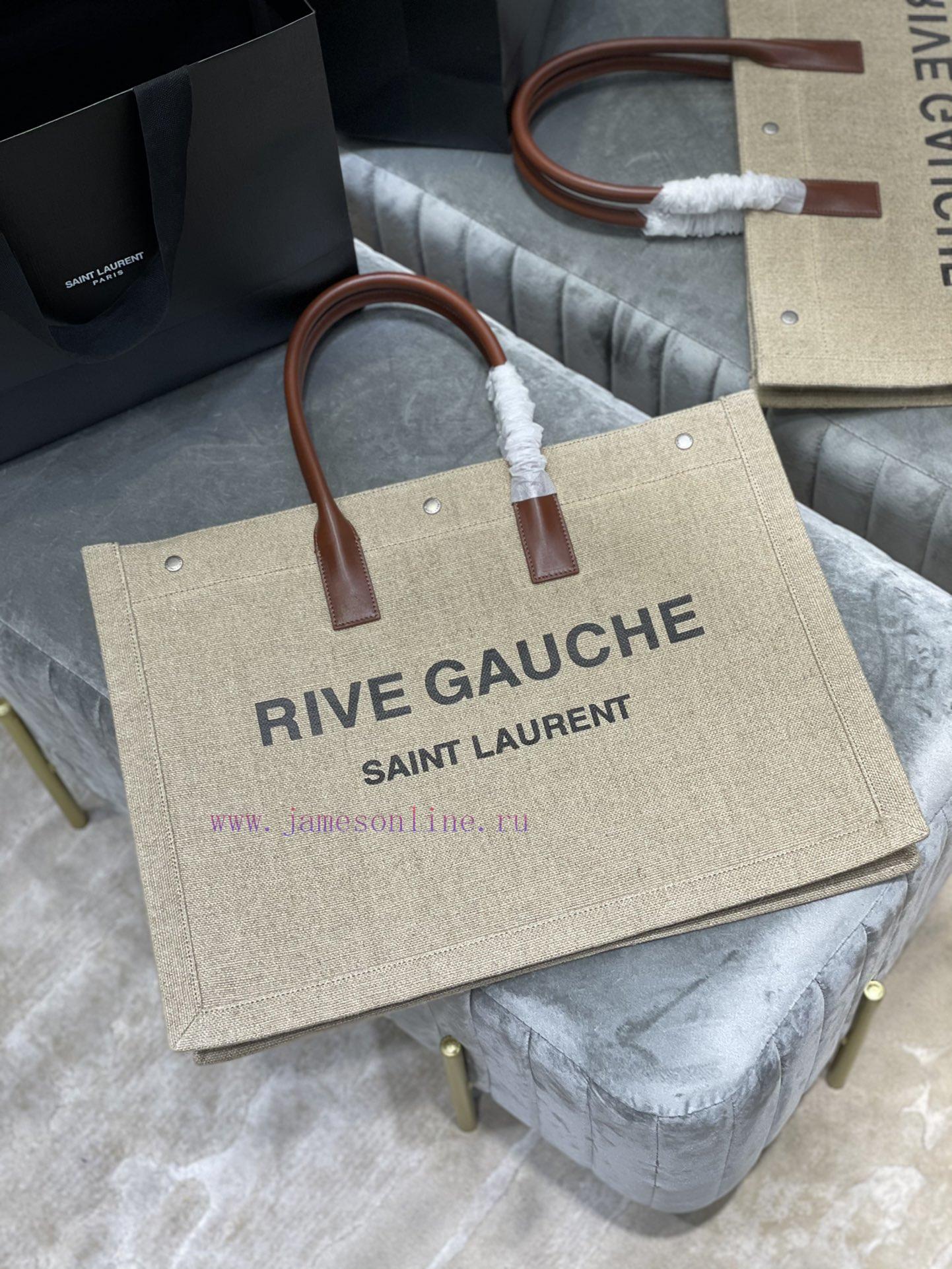 Yves Saint Laurent Bags Rive Gauche Tote Bag, Left Bank Shopping Bag ️, from custom linen fabric to silk screen prin l3zkq63t