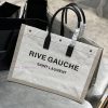 Yves Saint Laurent Bags Rive Gauche Tote Bag, Left Bank Shopping Bag ️, from custom linen fabric to silk screen prin de9588kc