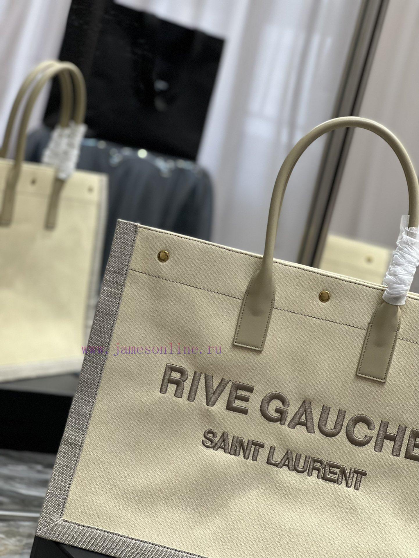 Yves Saint Laurent Bags _Rive Gauche Tote Bag, Left Bank Shopping Bag ️, from custom cotton and linen to logo embroi 2i2oaxs9 - Image 5