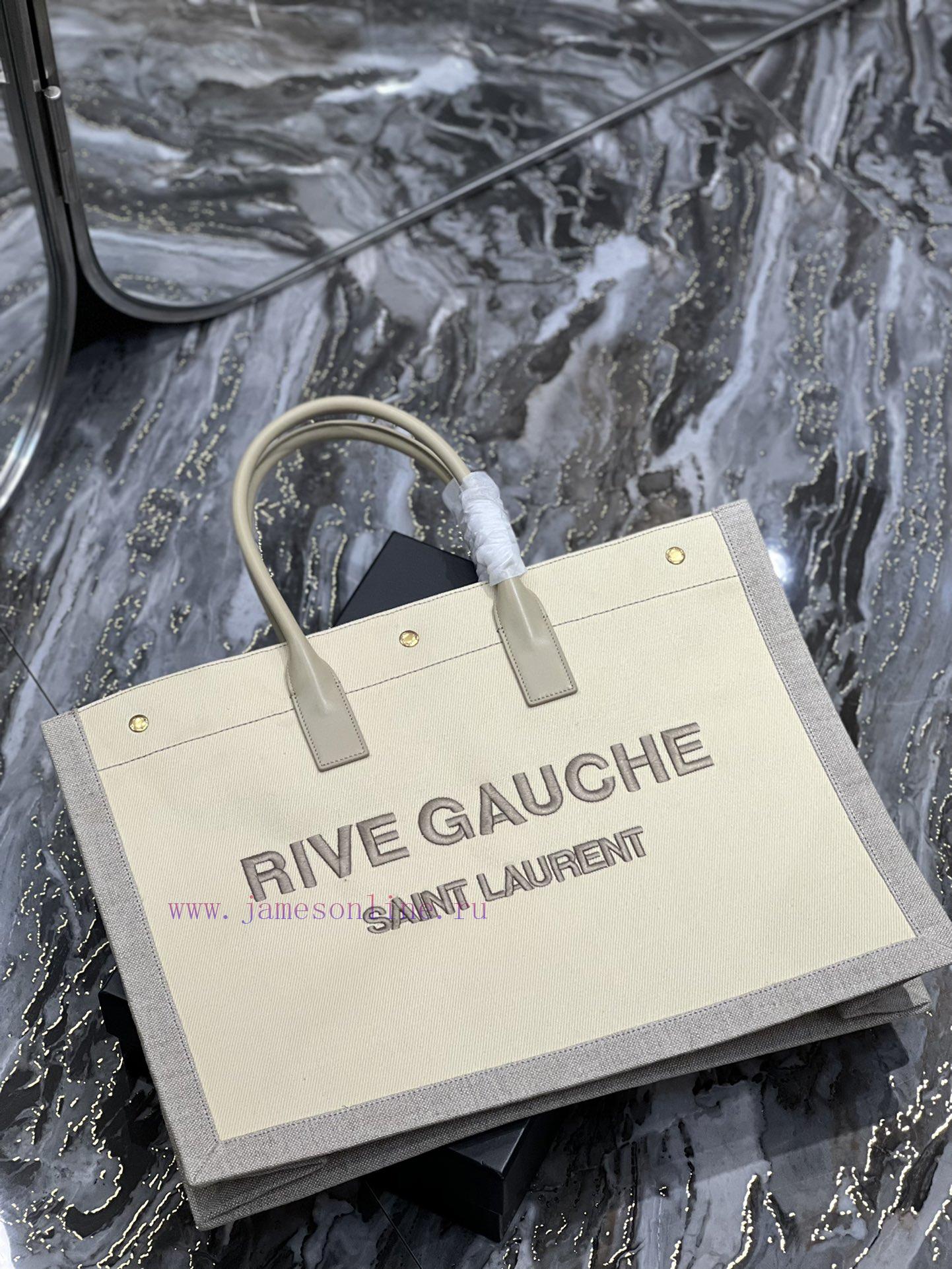 Yves Saint Laurent Bags _Rive Gauche Tote Bag, Left Bank Shopping Bag ️, from custom cotton and linen to logo embroi 2i2oaxs9 - Image 9