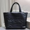 Yves Saint Laurent Bags Nappa lambskin tote bag_Newly launched men's simple and fashionable shopping tote bag with e le464ese