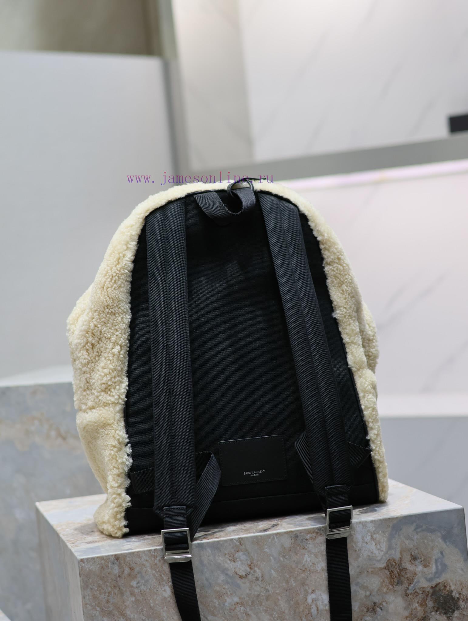 Yves Saint Laurent Bags The backpack has arrived - lamb woolThe feeling of autumn and winter is here~The fur and fur nru3hncq - Image 10