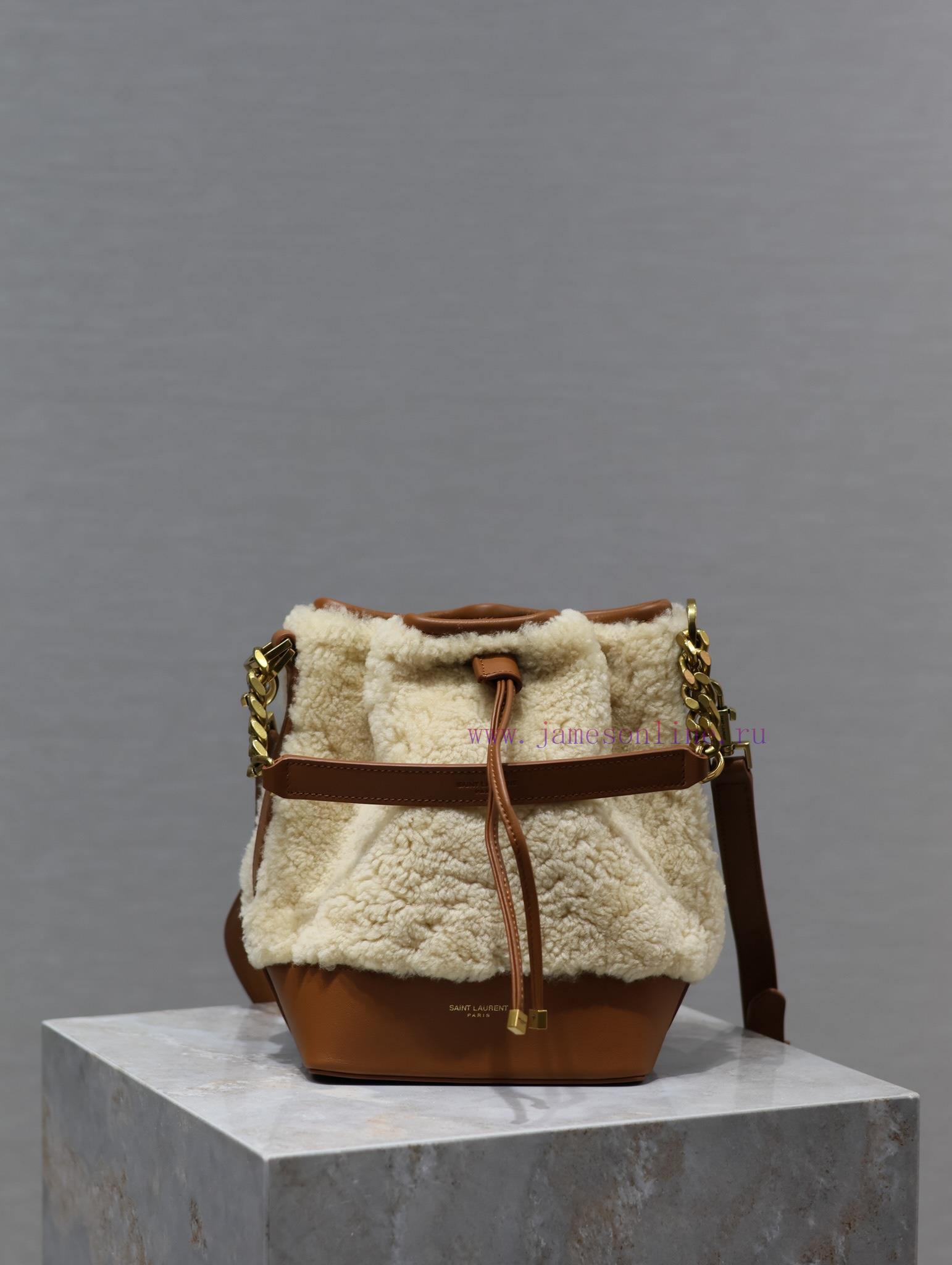 Yves Saint Laurent Bags Lamb woolEMMANUELLE Quilted Bucket BagMy love for bucket bags is serious. The bag opening is 9s0iva8r - Image 2