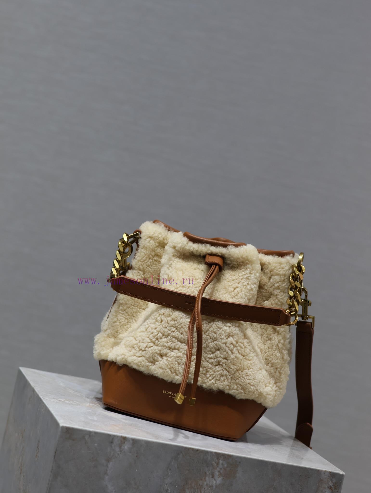 Yves Saint Laurent Bags Lamb woolEMMANUELLE Quilted Bucket BagMy love for bucket bags is serious. The bag opening is 9s0iva8r - Image 3