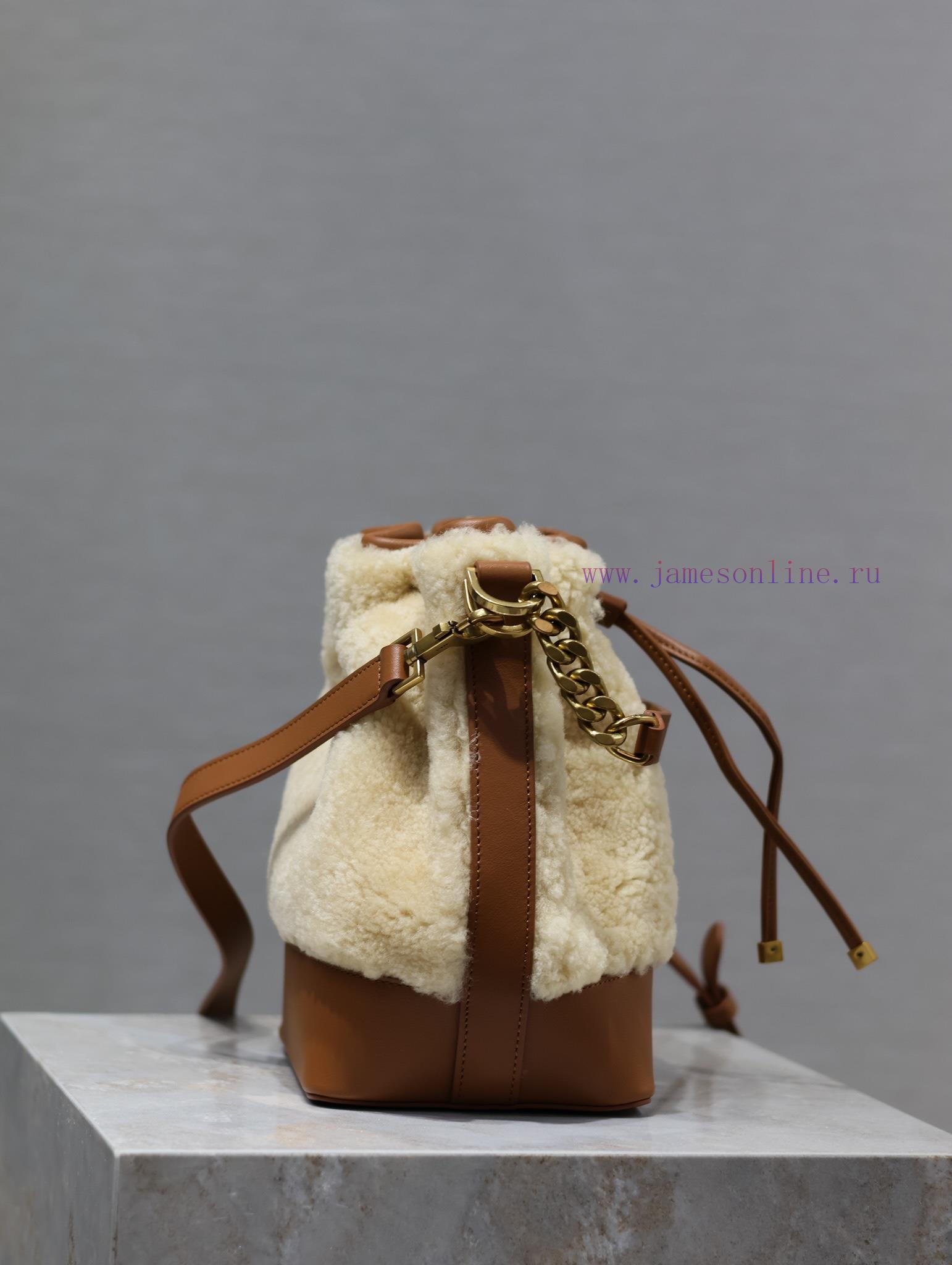 Yves Saint Laurent Bags Lamb woolEMMANUELLE Quilted Bucket BagMy love for bucket bags is serious. The bag opening is 9s0iva8r - Image 6