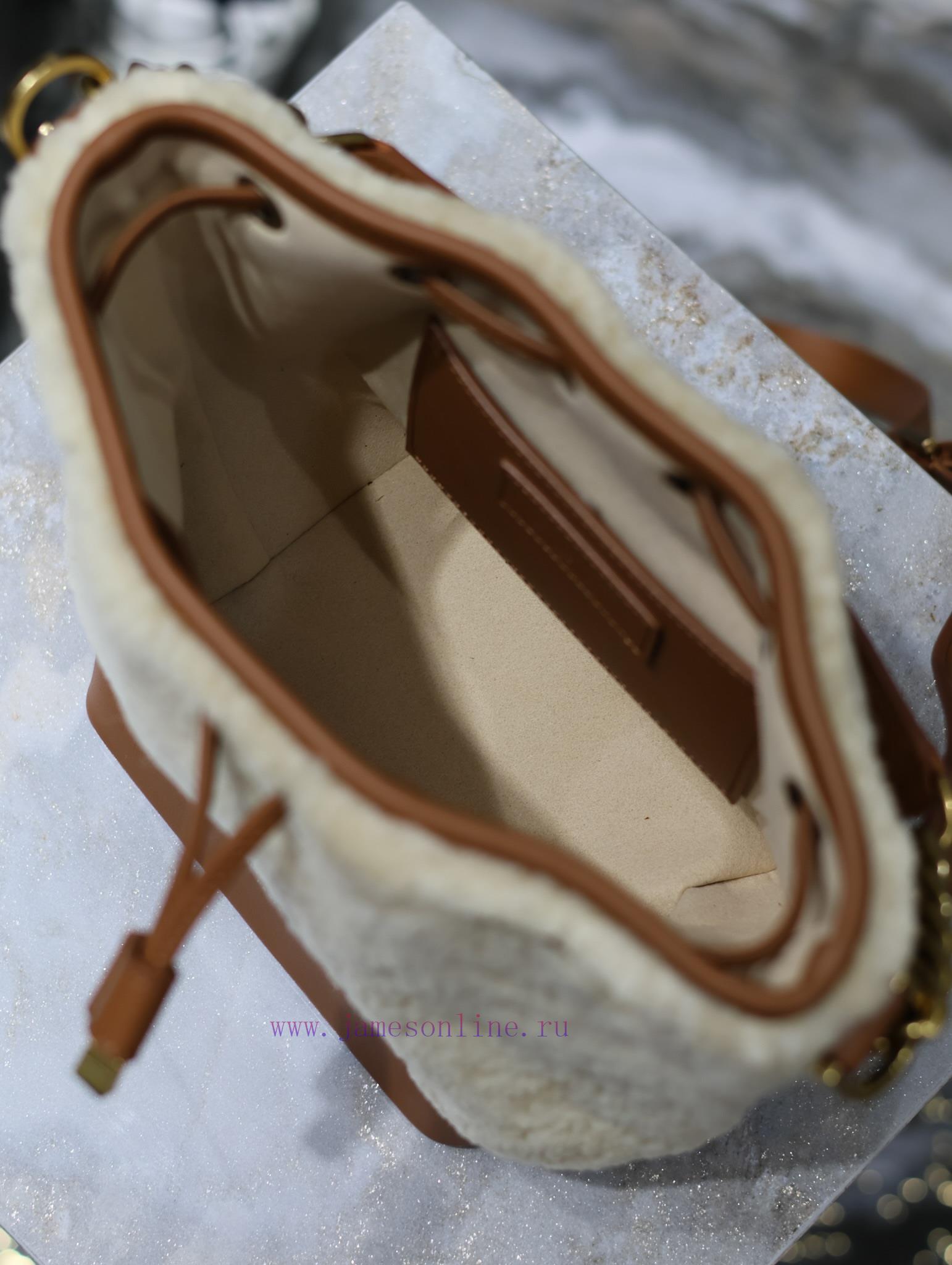 Yves Saint Laurent Bags Lamb woolEMMANUELLE Quilted Bucket BagMy love for bucket bags is serious. The bag opening is 9s0iva8r - Image 9