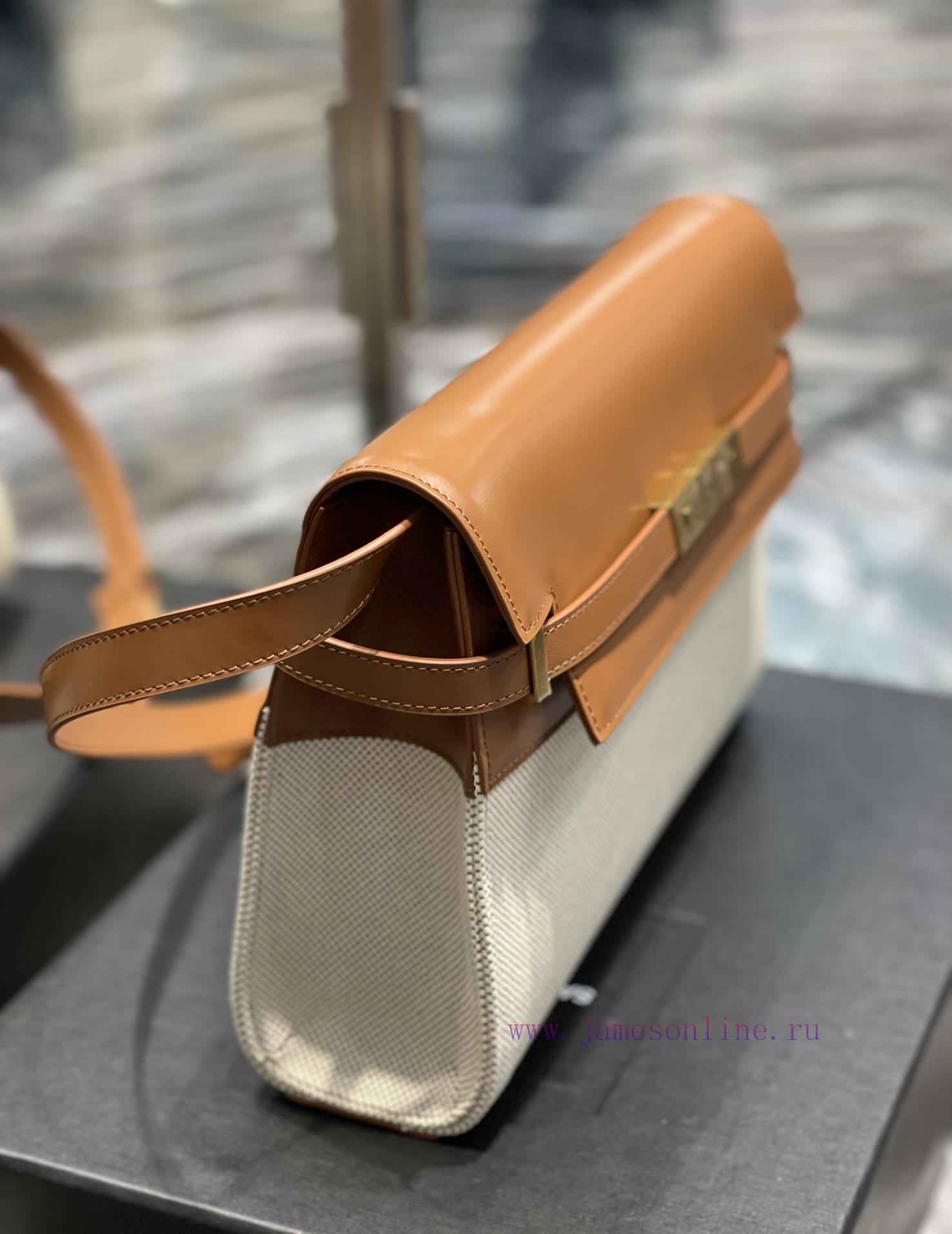 Yves Saint Laurent Bags 𝑴𝒂𝒏𝒉𝒂𝒕𝒕𝒂𝒏 The latest revision of the Manhattan baguette bag features full leather lining, e tzvu3hbf - Image 5