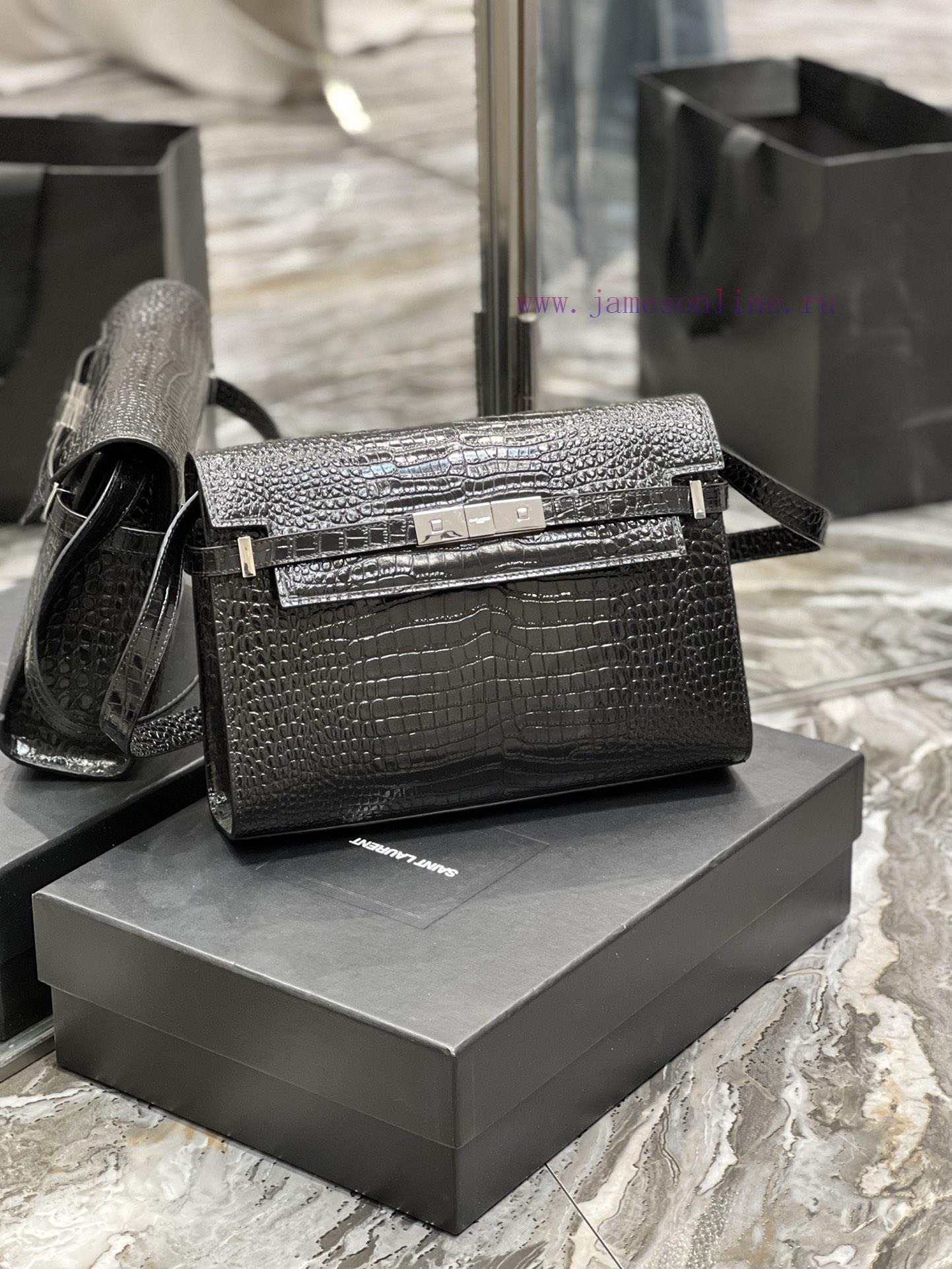 Yves Saint Laurent Bags 𝑴𝒂𝒏𝒉𝒂𝒕𝒕𝒂𝒏 Manhattan 2020's latest bag type flip Manhattan baguette bag changes the classic 1pxk5xa8 - Image 3