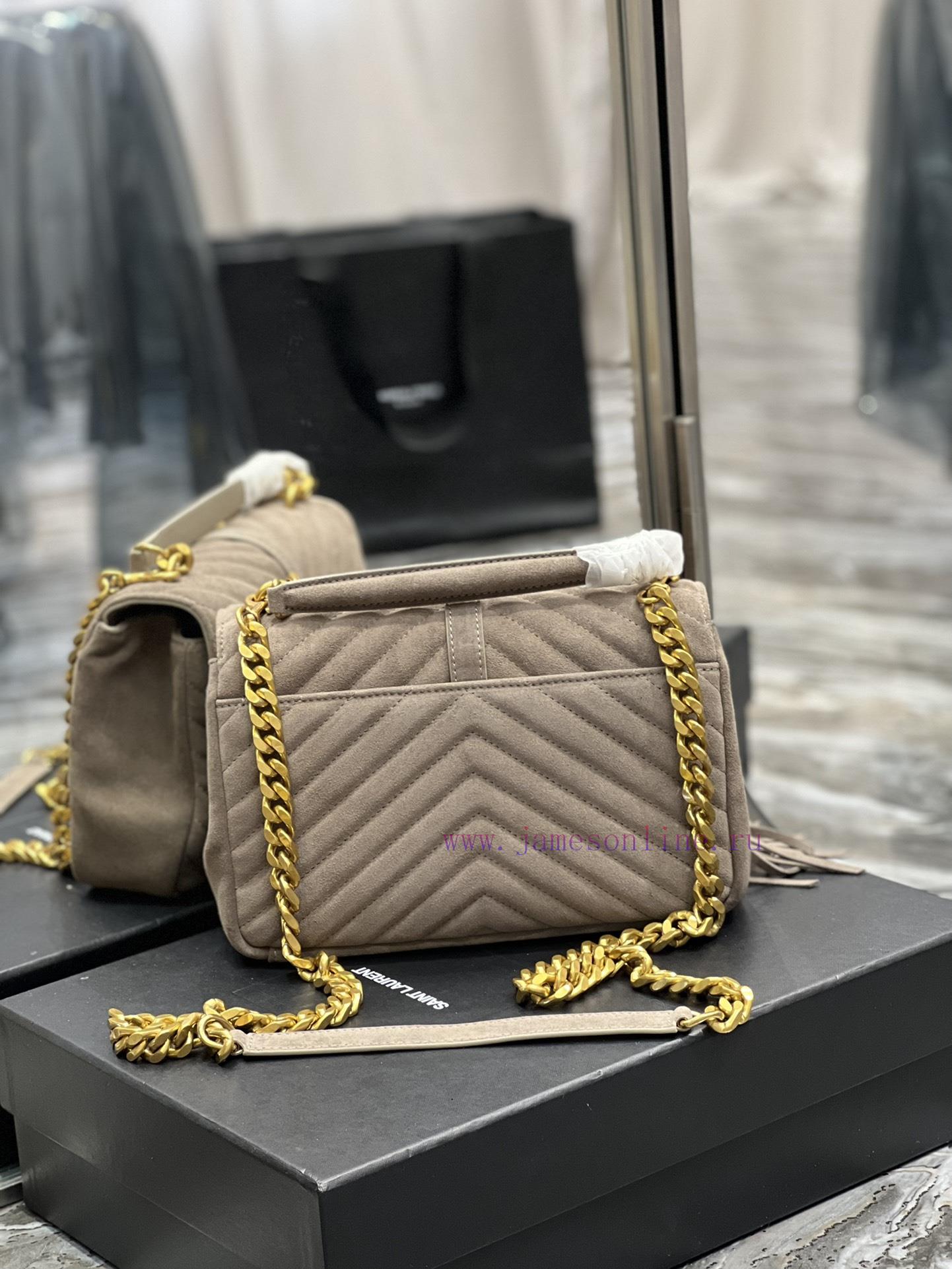 Yves Saint Laurent Bags Monogram College - Grey frosted belt tasselWannian postman bag, hot and explosive 24cm, stre 7zmqtml1 - Image 7
