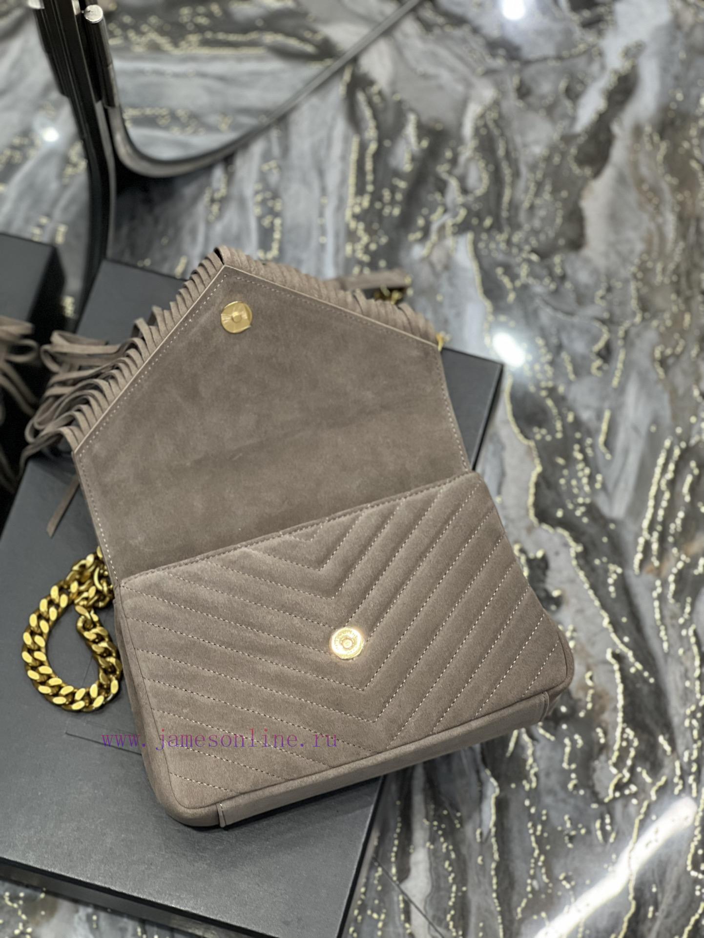 Yves Saint Laurent Bags Monogram College - Grey frosted belt tasselWannian postman bag, hot and explosive 24cm, stre 7zmqtml1 - Image 9