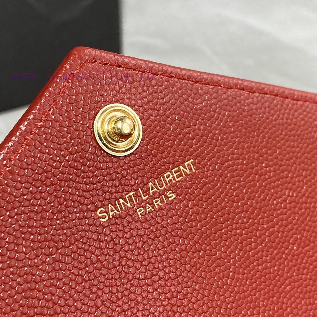 Yves Saint Laurent Bags 𝑴𝒐𝒏𝒐𝒈𝒓𝒂𝒎 𝑾𝒐𝒄 MONOGRAM caviar pattern envelope package A super practical small bag, the most utws6k31 - Image 7