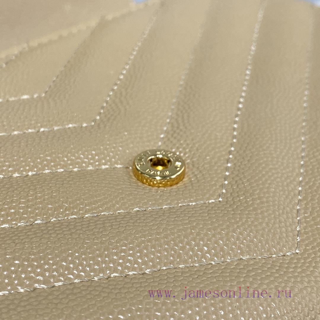 Yves Saint Laurent Bags 𝑴𝒐𝒏𝒐𝒈𝒓𝒂𝒎 𝑾𝒐𝒄 MONOGRAM caviar pattern envelope package A super practical small bag, the most q8rvply1 - Image 8