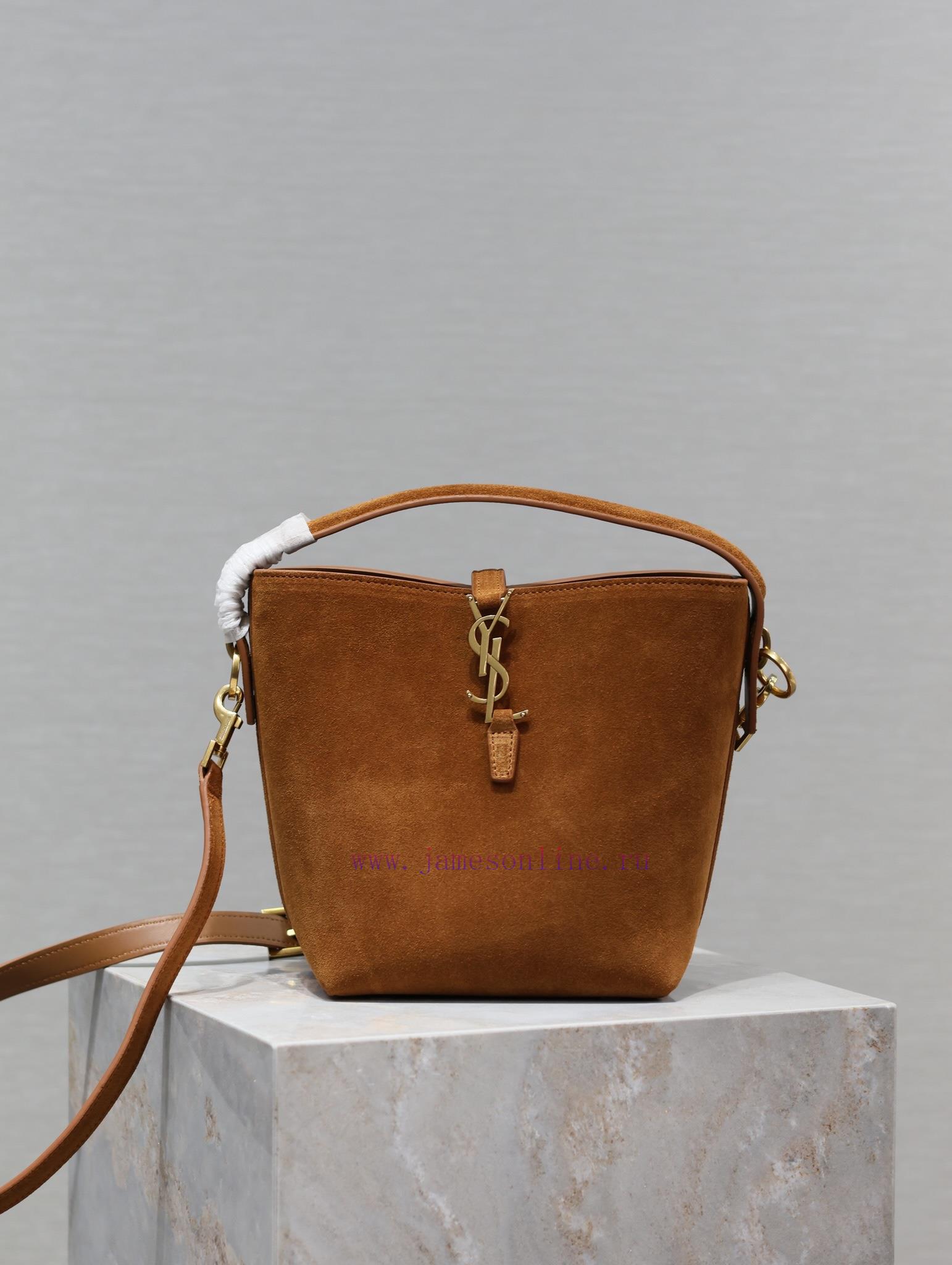 Yves Saint Laurent Bags Suede styleLE 37 Bucket Bag Small_Super Beautiful Bucket Bag with Handheld _ A brand new bag kh8cigxn - Image 2