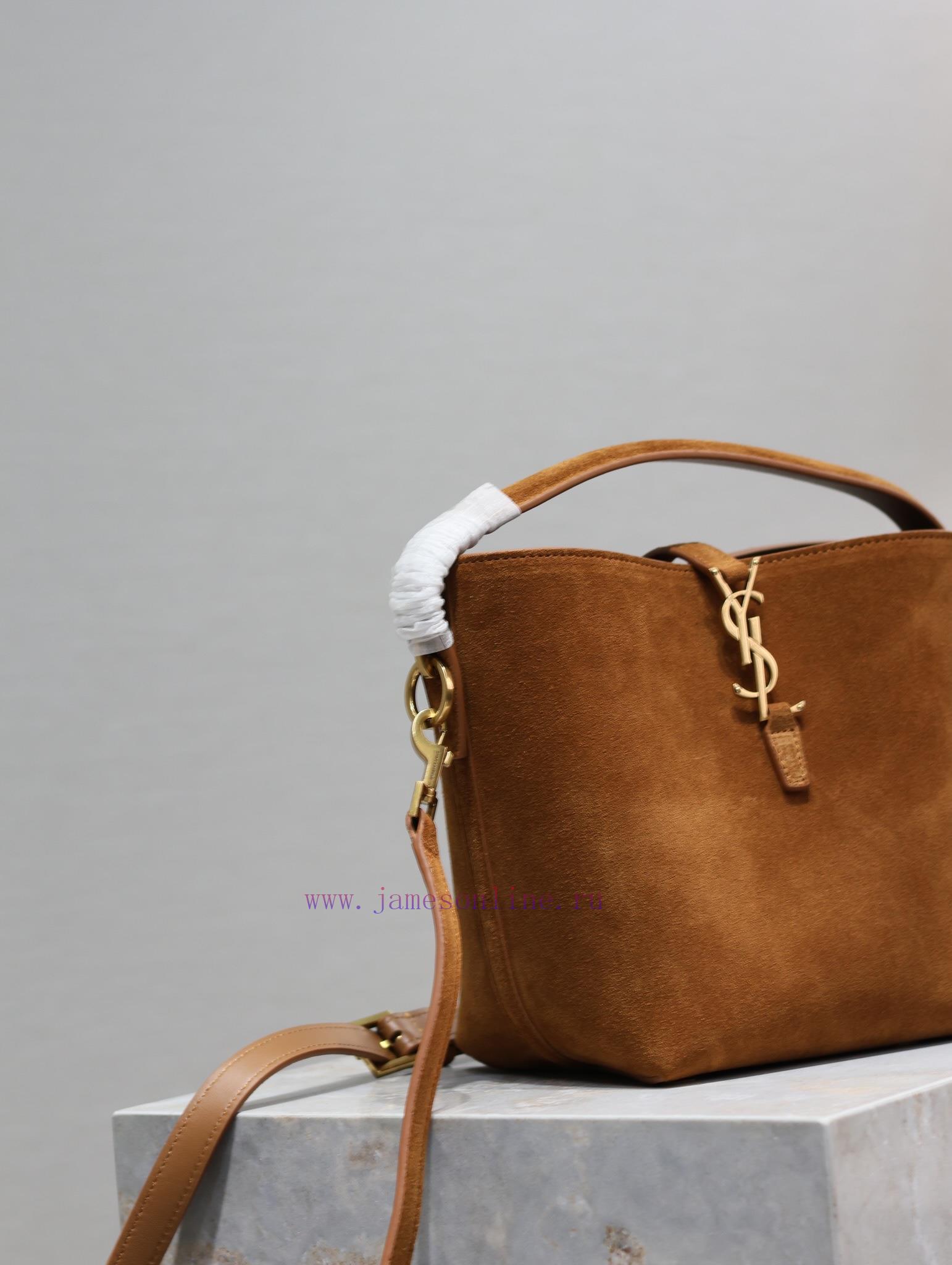 Yves Saint Laurent Bags Suede styleLE 37 Bucket Bag Small_Super Beautiful Bucket Bag with Handheld _ A brand new bag kh8cigxn - Image 3