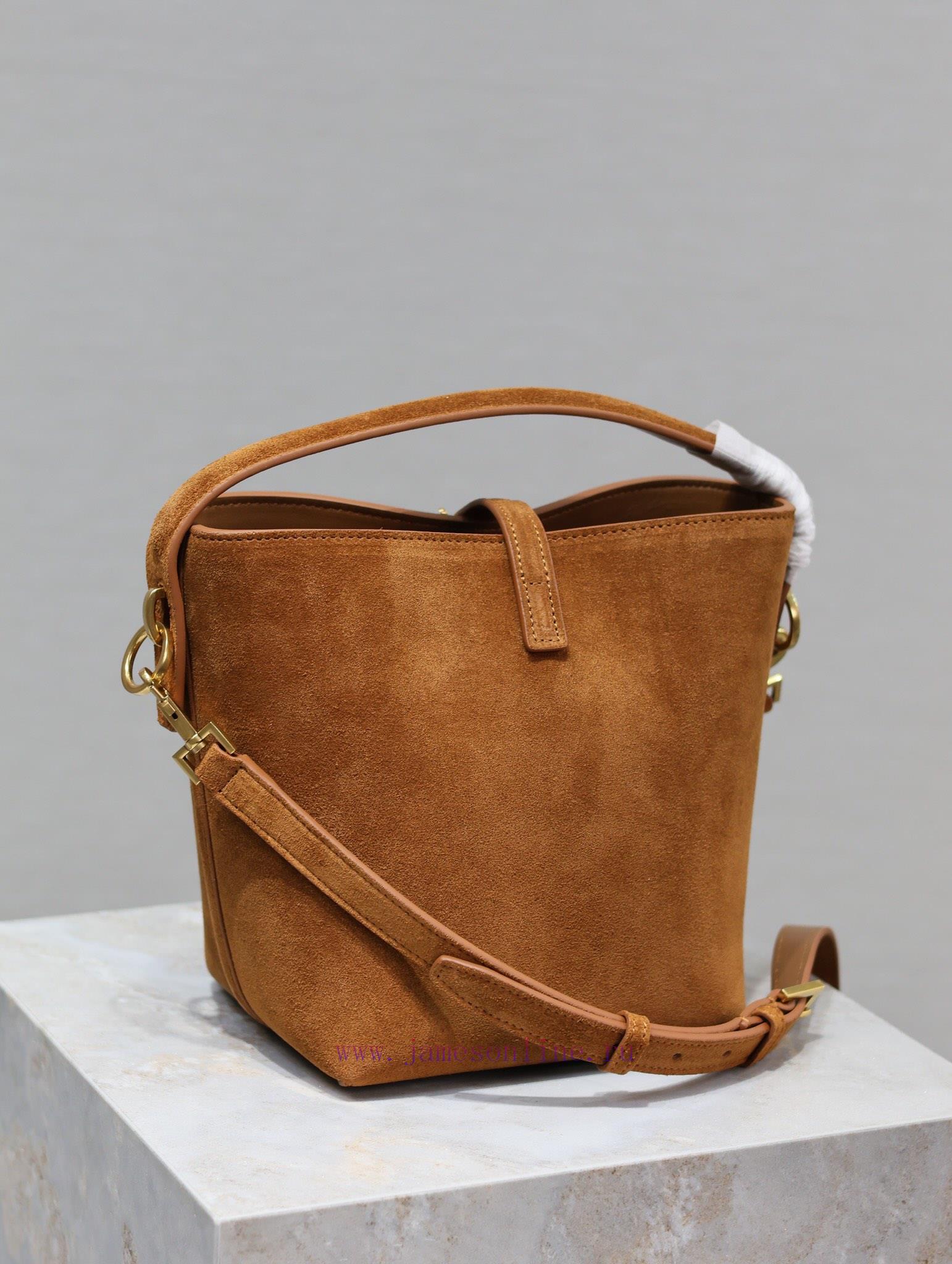 Yves Saint Laurent Bags Suede styleLE 37 Bucket Bag Small_Super Beautiful Bucket Bag with Handheld _ A brand new bag kh8cigxn - Image 9