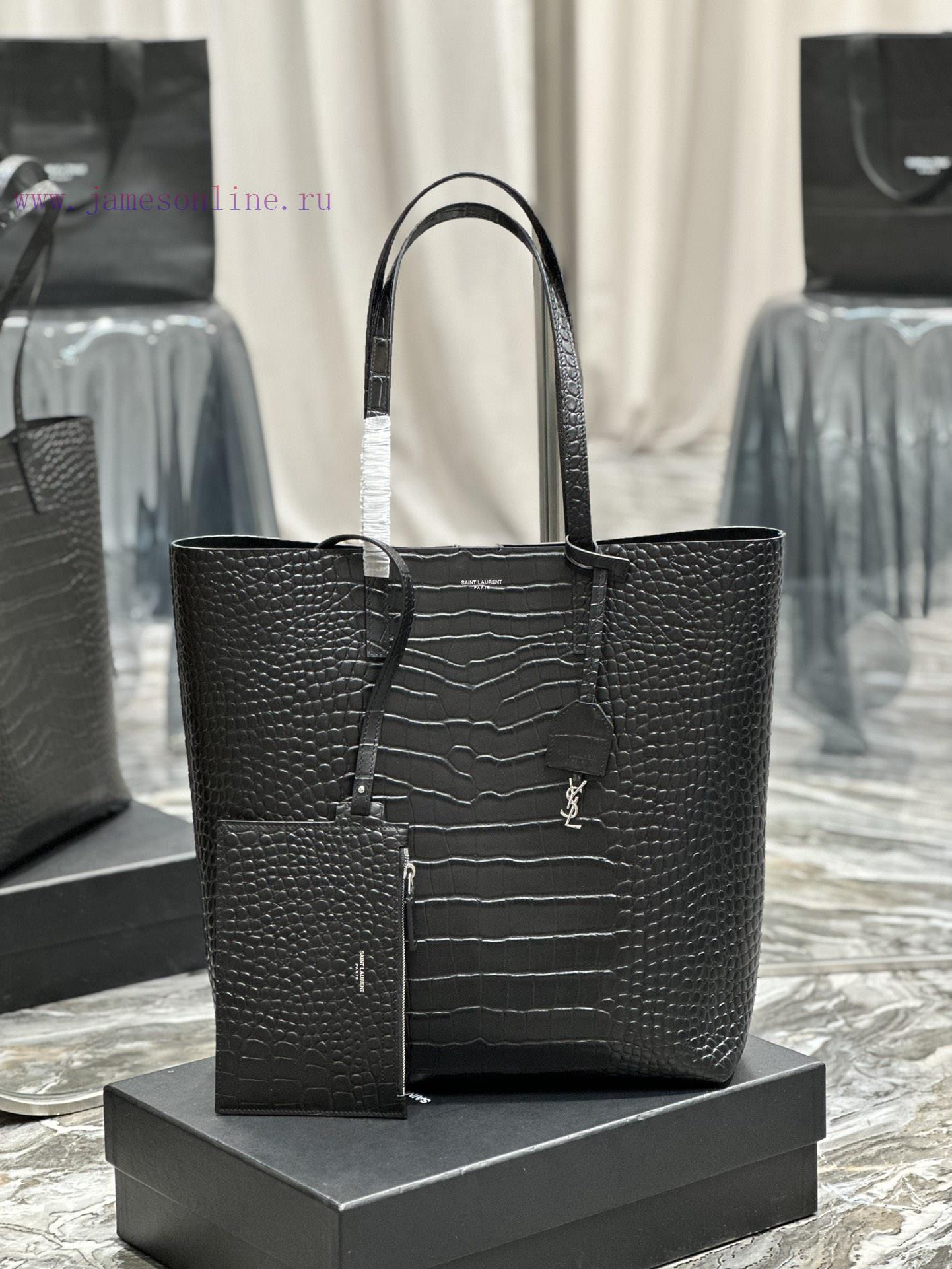 Yves Saint Laurent Bags Shopping tote bag_ Vertical shopping bagA very minimalist and cool style series, imported fr di17bf8g - Image 2