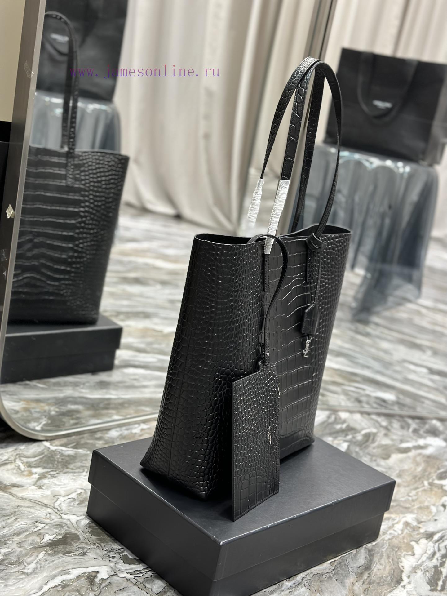 Yves Saint Laurent Bags Shopping tote bag_ Vertical shopping bagA very minimalist and cool style series, imported fr di17bf8g - Image 7