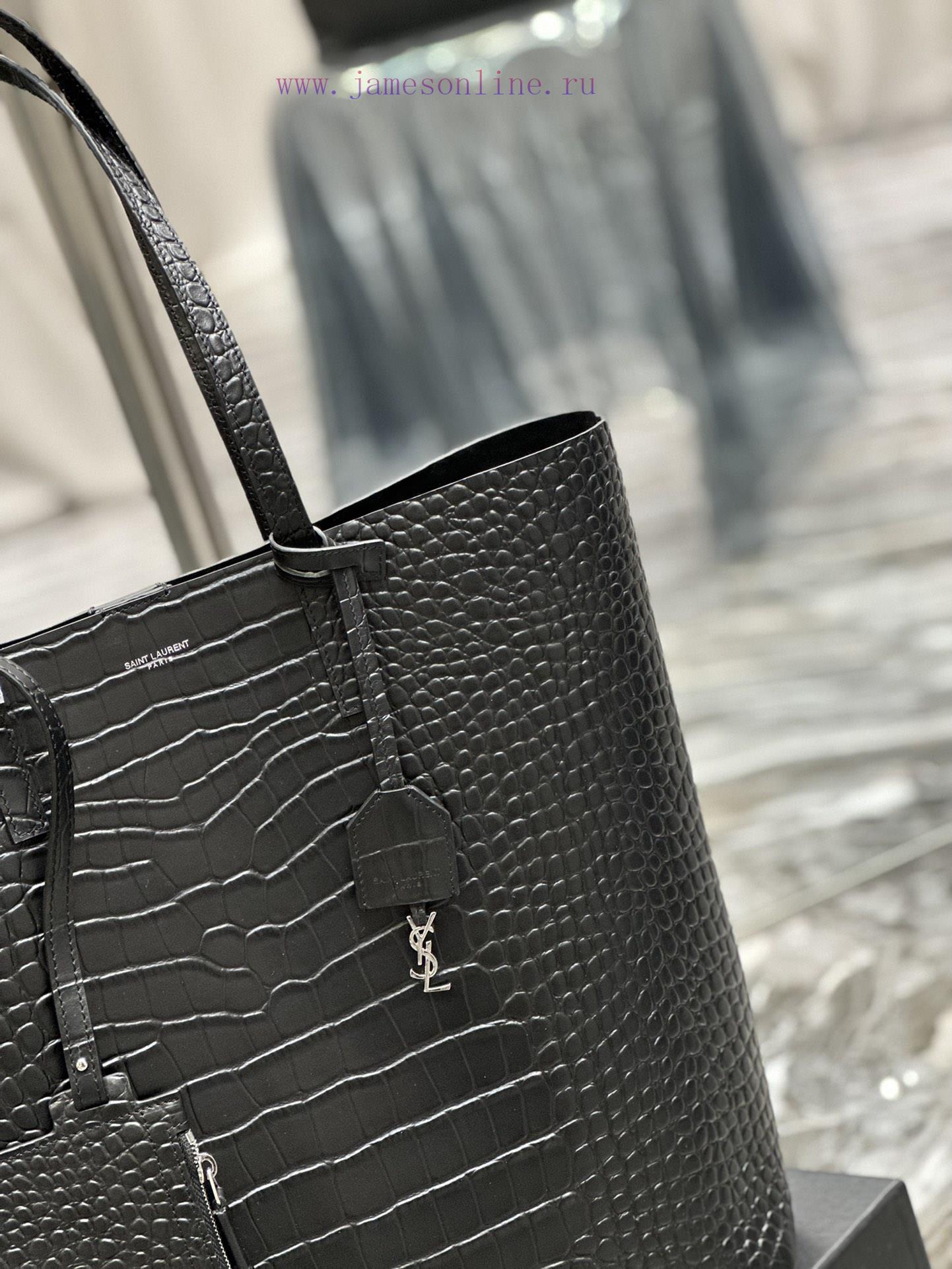 Yves Saint Laurent Bags Shopping tote bag_ Vertical shopping bagA very minimalist and cool style series, imported fr di17bf8g - Image 8
