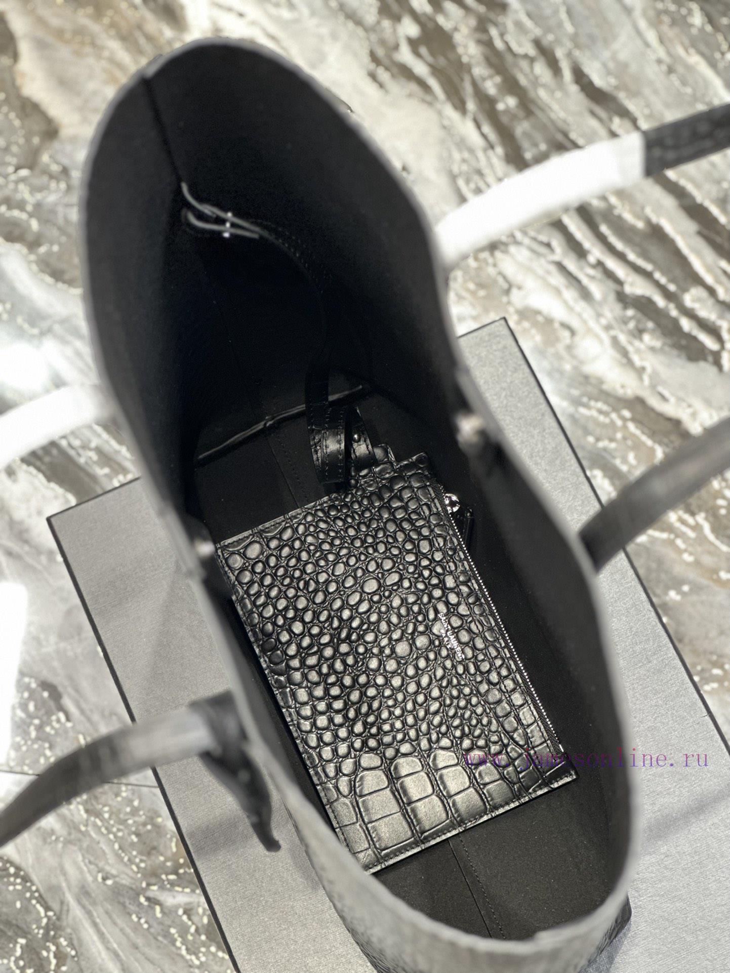 Yves Saint Laurent Bags Shopping tote bag_ Vertical shopping bagA very minimalist and cool style series, imported fr di17bf8g - Image 9