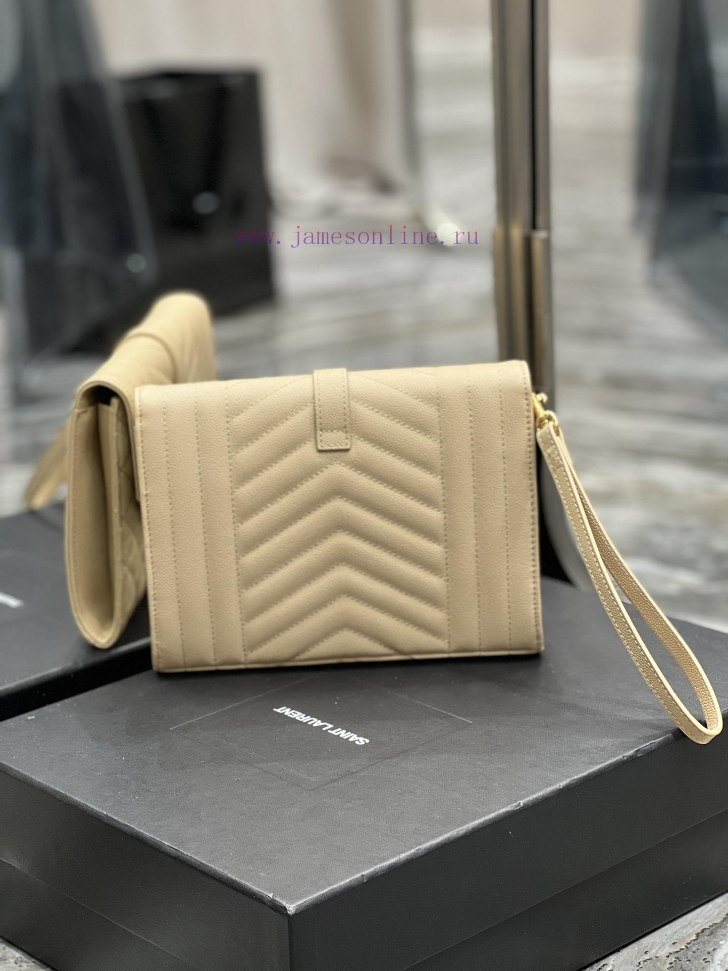 Yves Saint Laurent Bags 𝑴𝑶𝑵𝑶𝑮𝑹𝑨𝑴 _ Caviar handbag, with detachable wrist strap, wear-resistant caviar pattern, 100% jbulsnq9 - Image 6