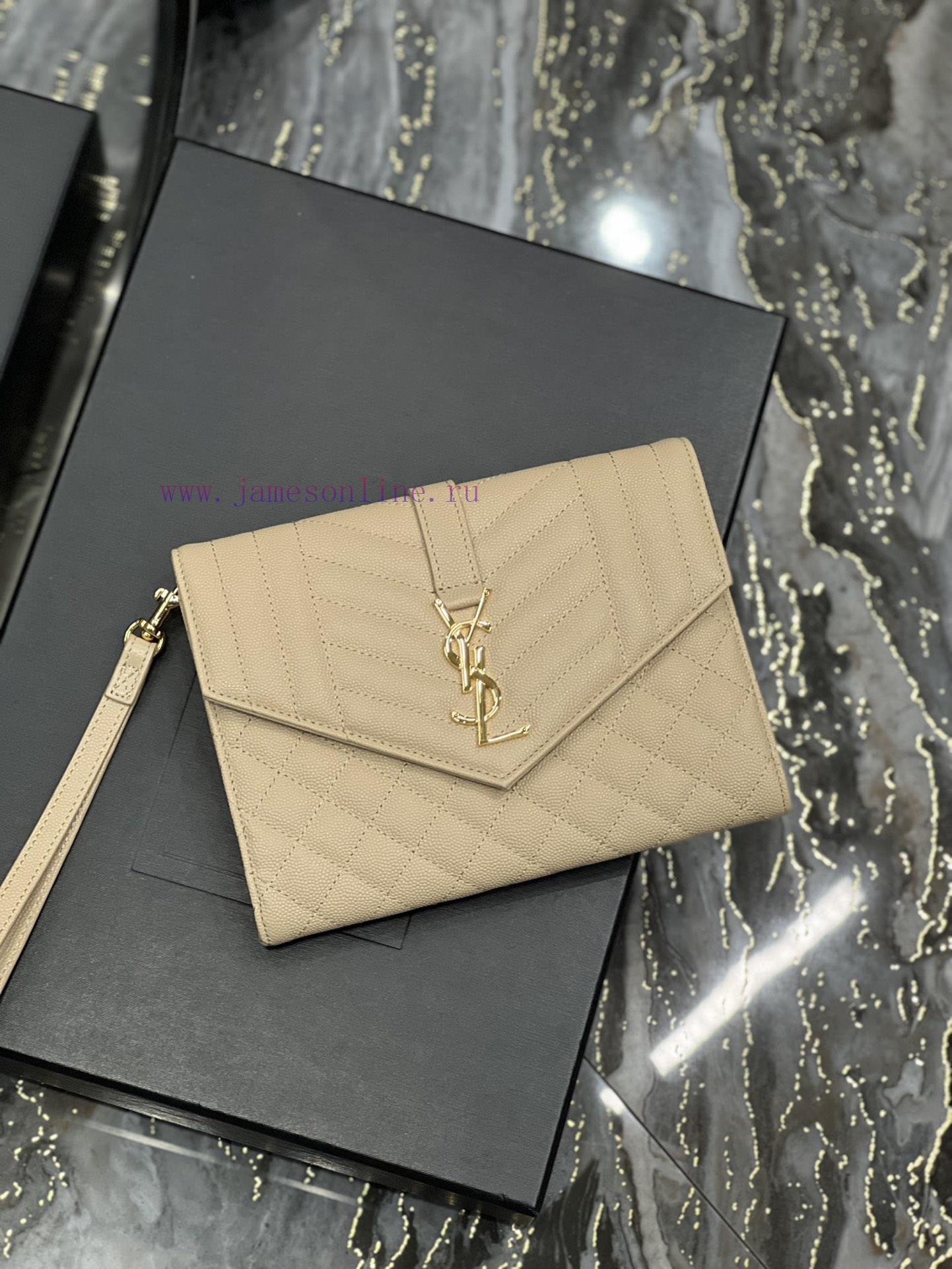 Yves Saint Laurent Bags 𝑴𝑶𝑵𝑶𝑮𝑹𝑨𝑴 _ Caviar handbag, with detachable wrist strap, wear-resistant caviar pattern, 100% jbulsnq9 - Image 7