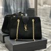 Yves Saint Laurent Bags Suede blackY Home suede large tote bag/shopping bagThe iconic logo is transformed into moder vblfyr6p