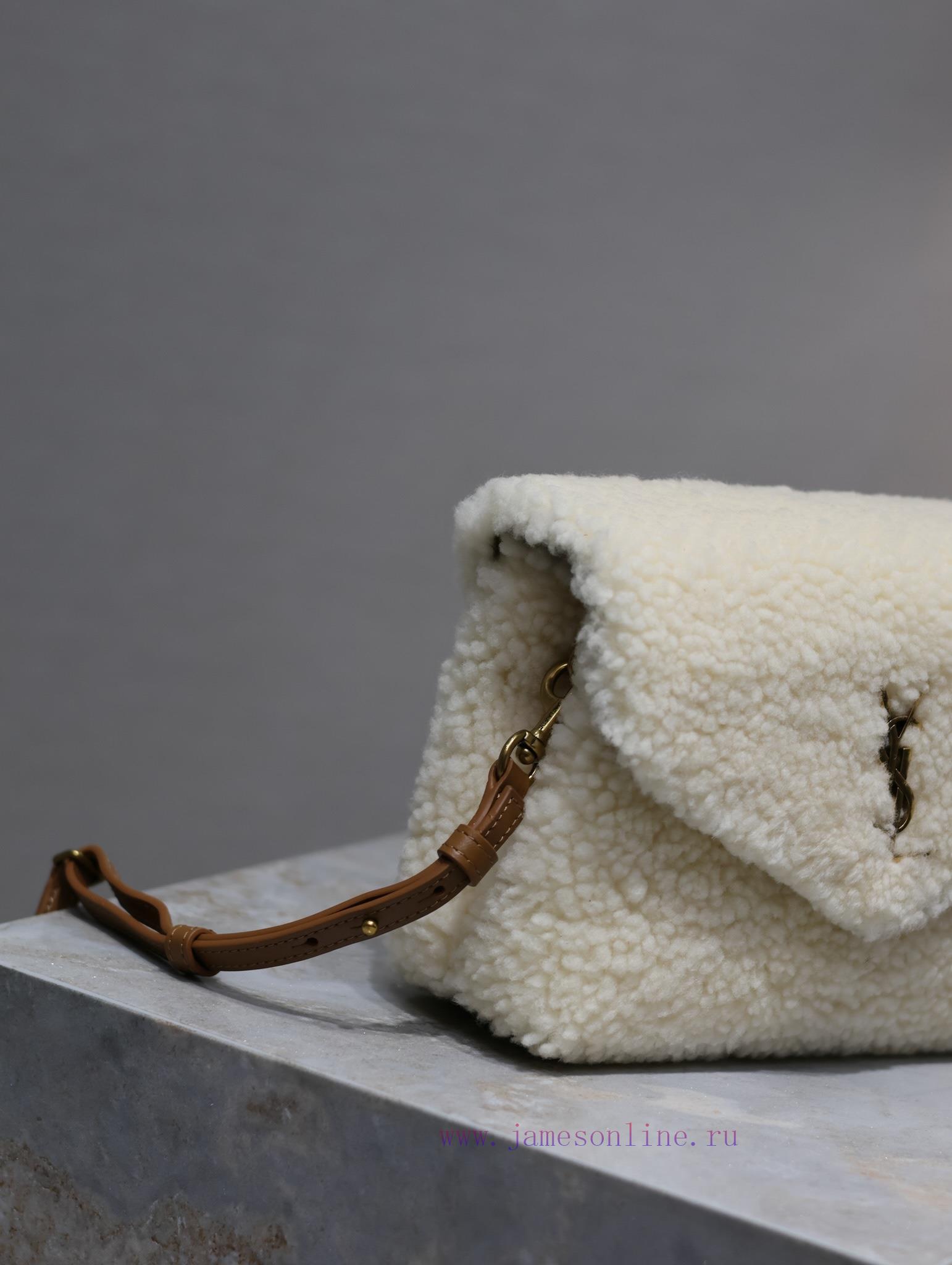 Yves Saint Laurent Bags Autumn and winter lamb wool styles are releasedExplosive Loulou launches lamb wool with leat sxi8mis8 - Image 6