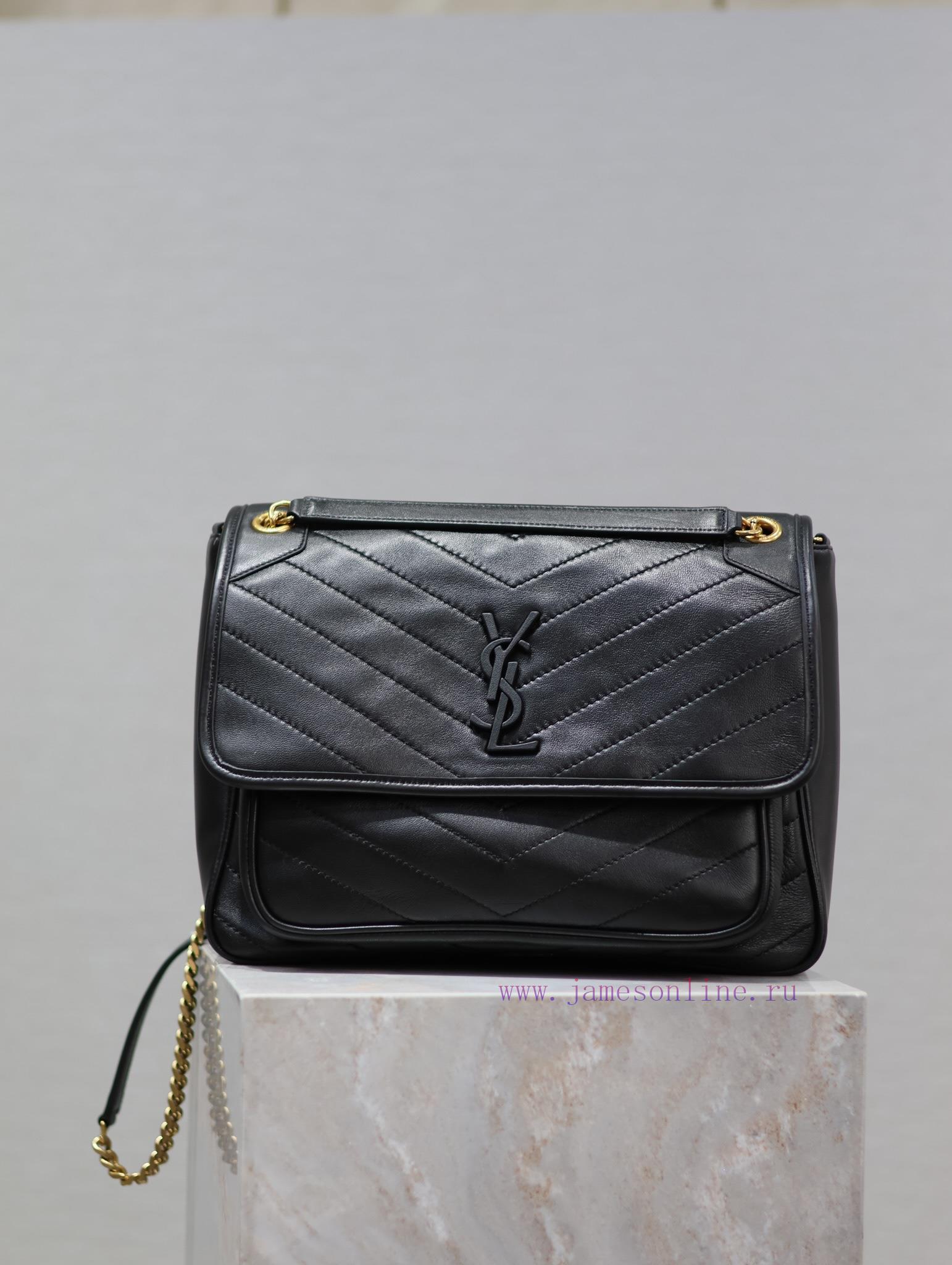 Yves Saint Laurent Bags NIKI New LargeBlack sheepskin without packagingThe new Niki is more practical, adding a D-bu o9dv49zv - Image 2