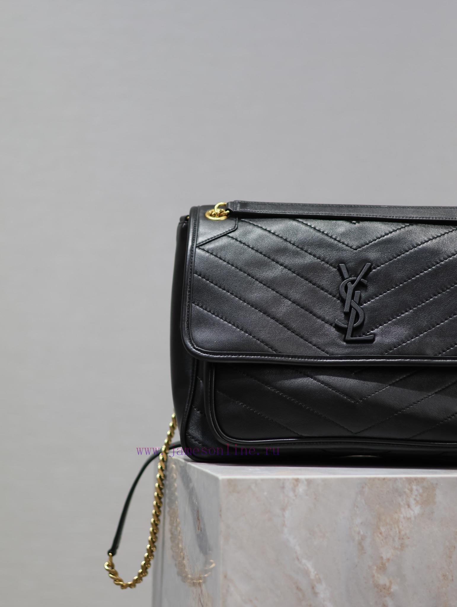 Yves Saint Laurent Bags NIKI New LargeBlack sheepskin without packagingThe new Niki is more practical, adding a D-bu o9dv49zv - Image 4