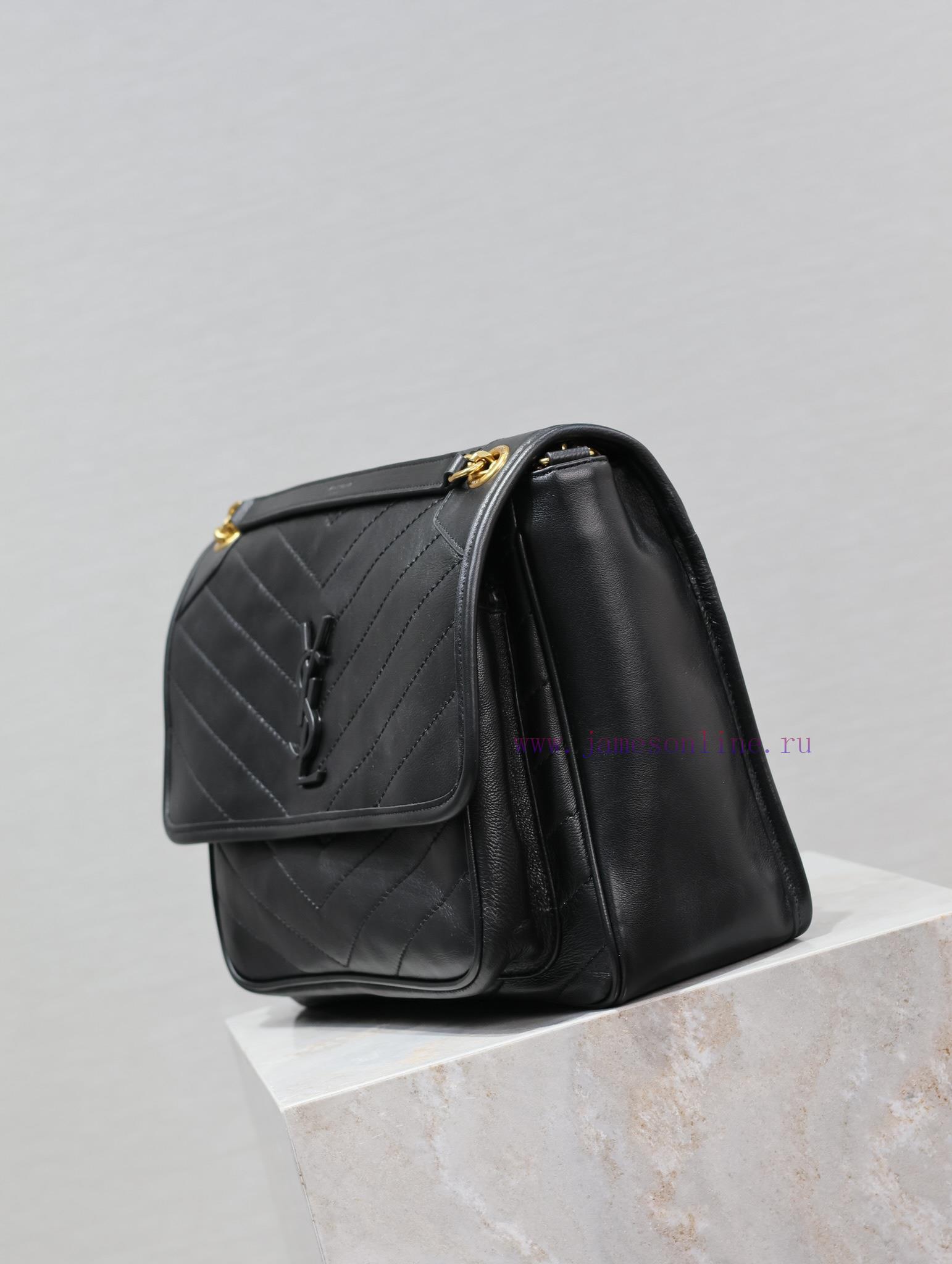 Yves Saint Laurent Bags NIKI New LargeBlack sheepskin without packagingThe new Niki is more practical, adding a D-bu o9dv49zv - Image 5