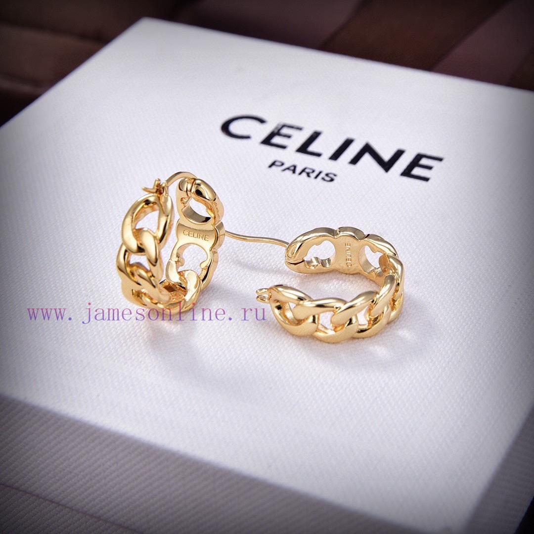 Celine's New Earrings PRECLOUS New Simple And Fashionable Earrings Are Made Of Brass Material P ae05706i - Image 6