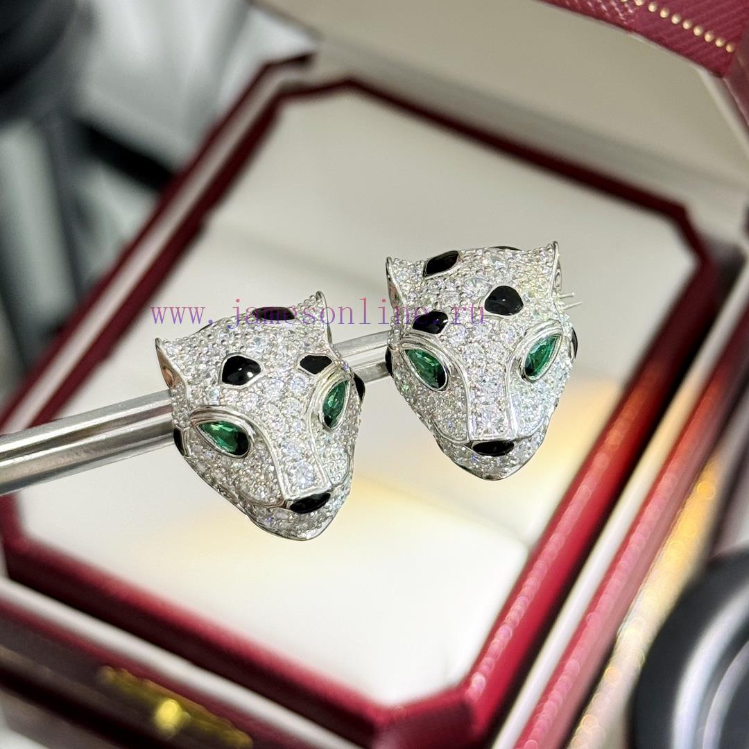 A3339 Ka Jia's New Large And Domineering High-end Leopard Earrings Are Made Of High-end S925 So u8v7pnd6 - Image 3